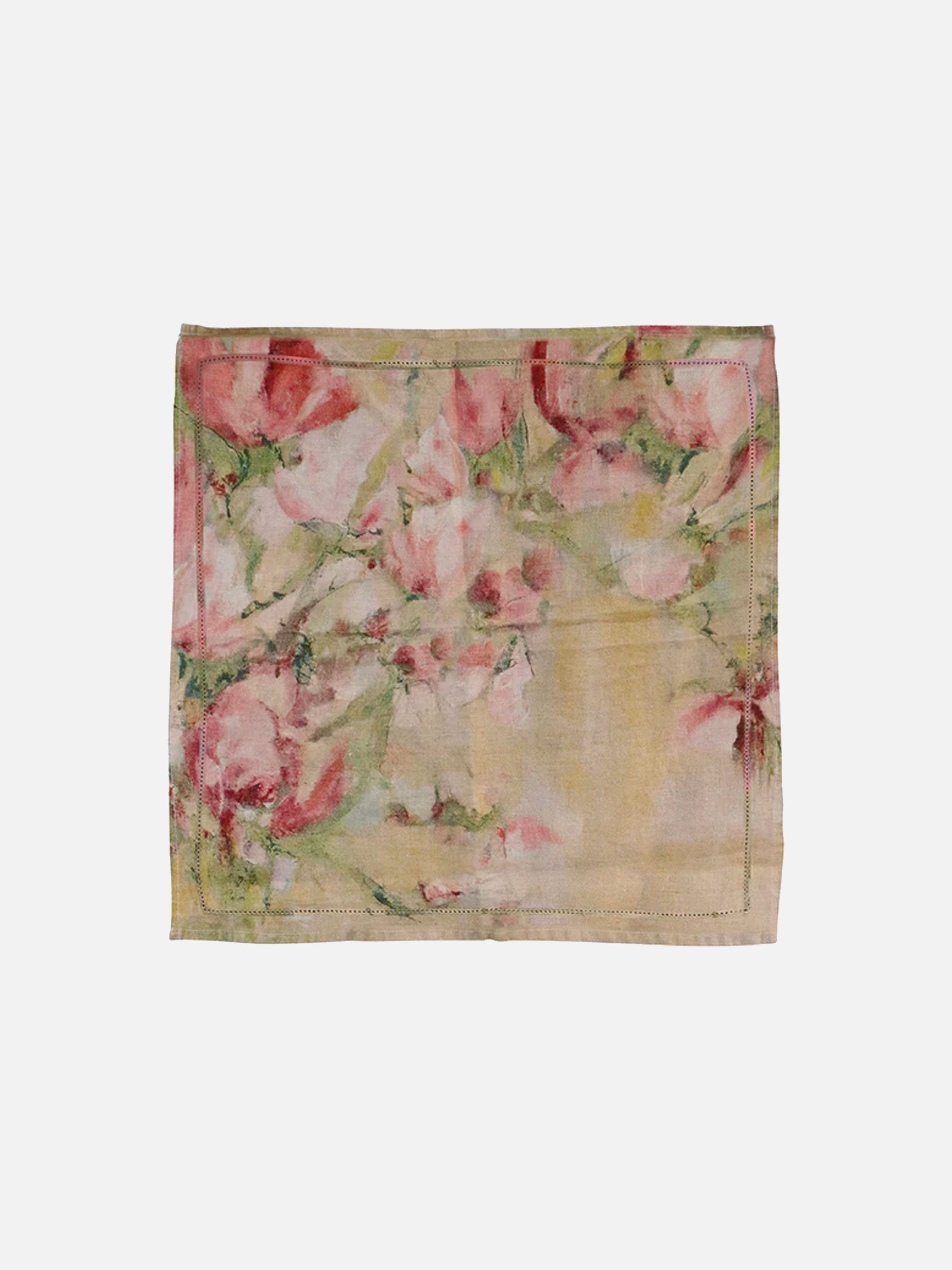 Magnolia Limone 100% Linen Napkin