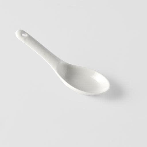 Matte White Spoon