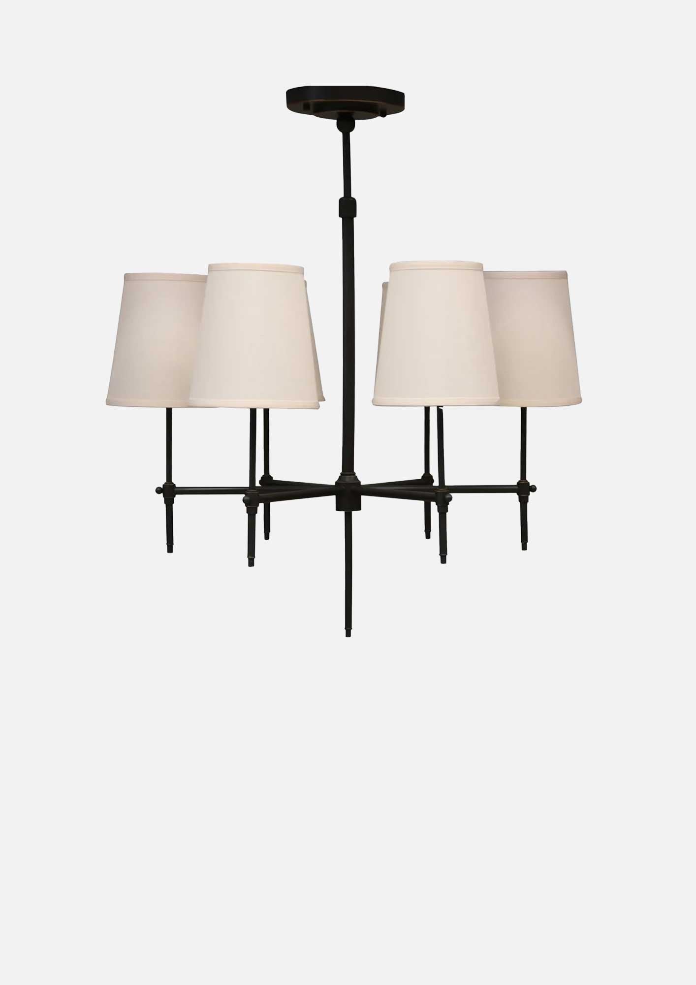 New York 6 Light Chandelier with Shades