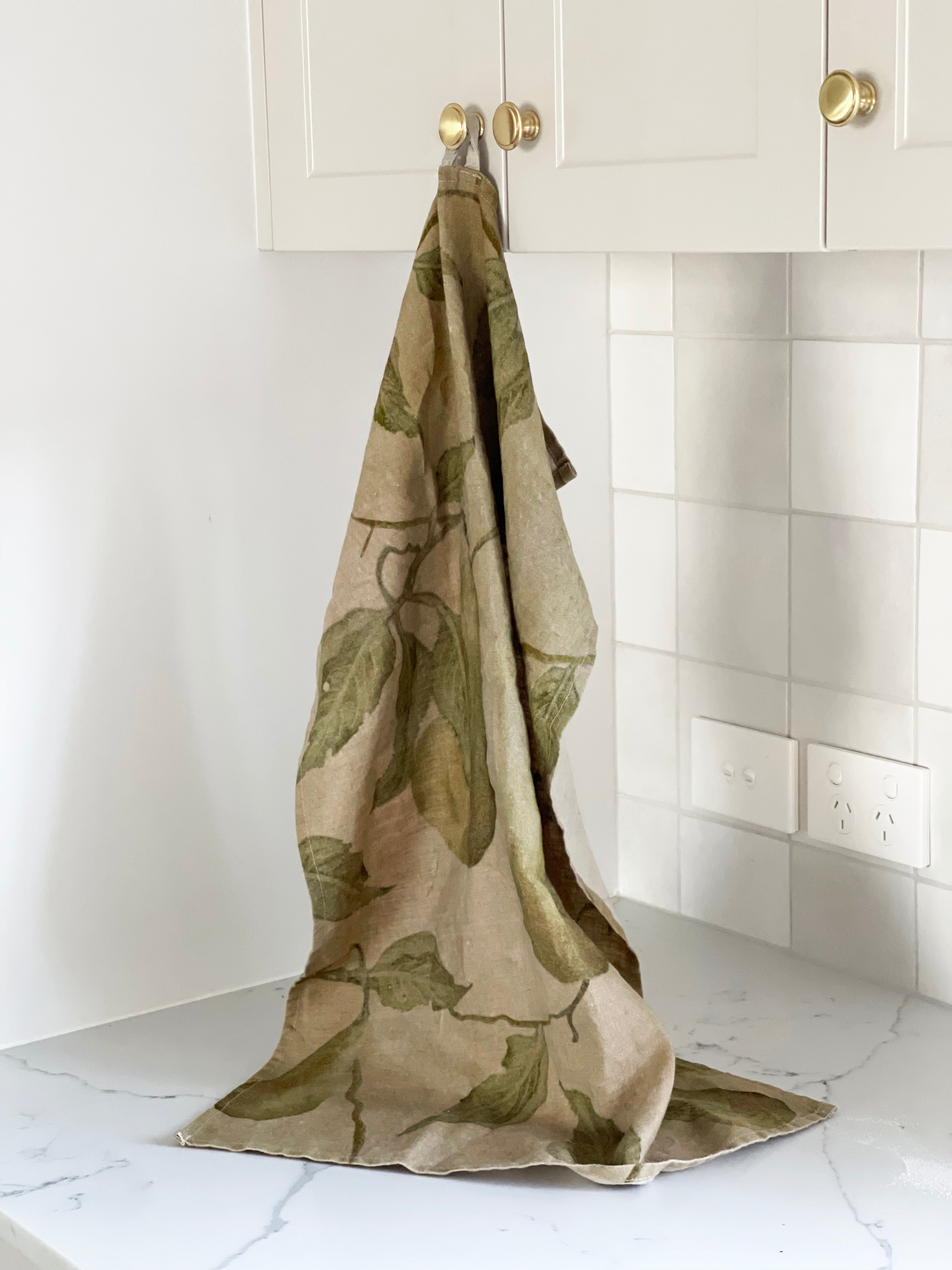 Branche de Poire Linen Tea Towel