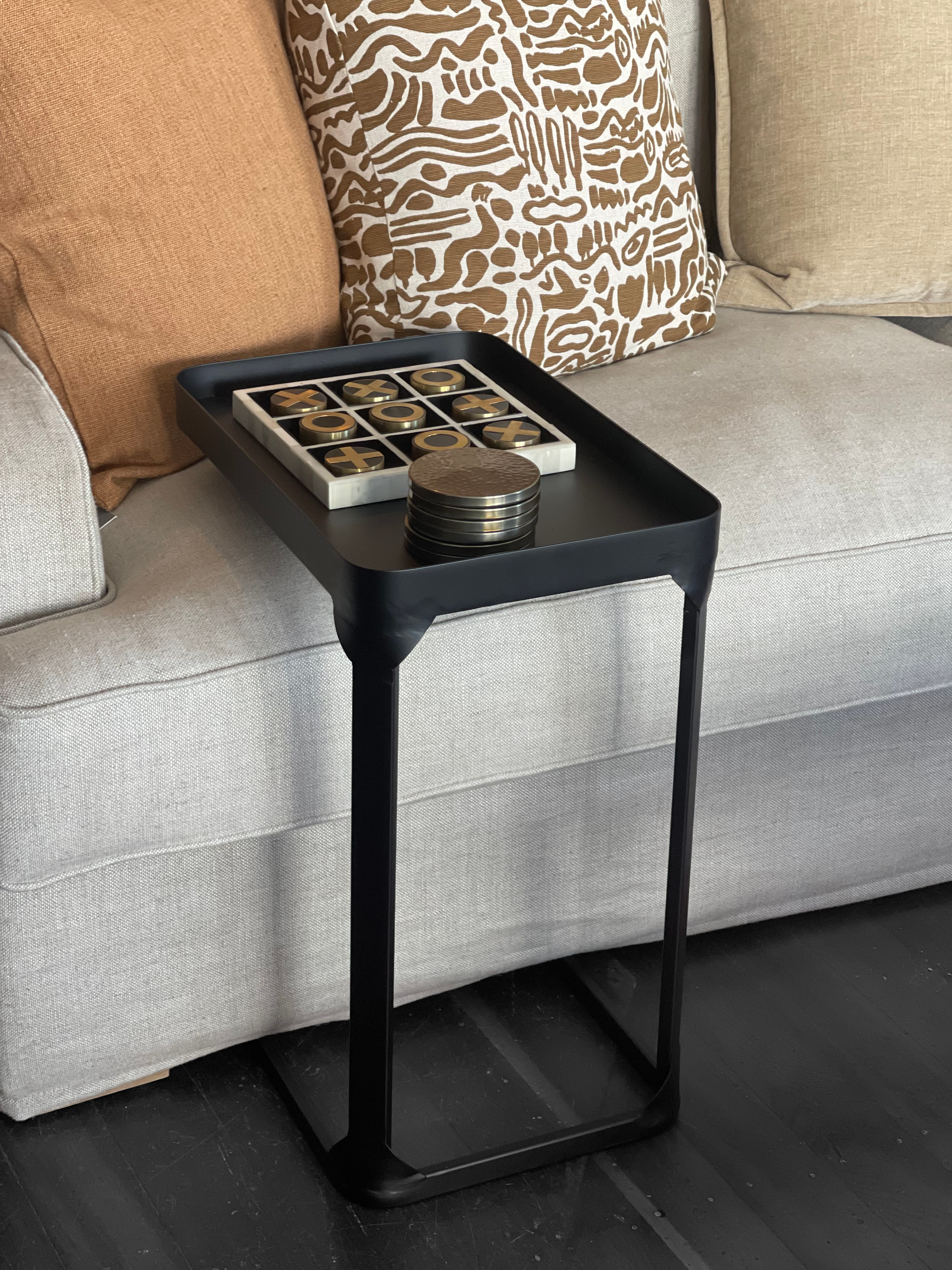 Alloy Sofa Side Table | Square