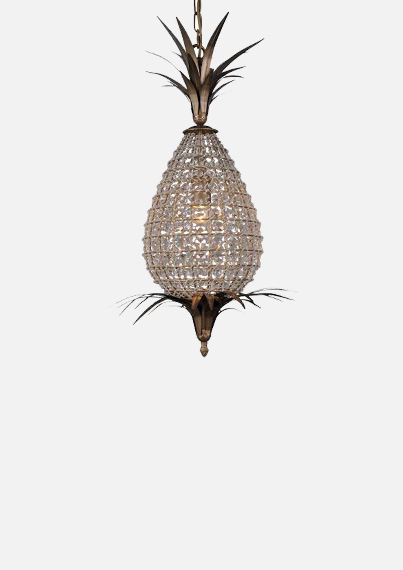 Small Crystal Pineapple Chandelier