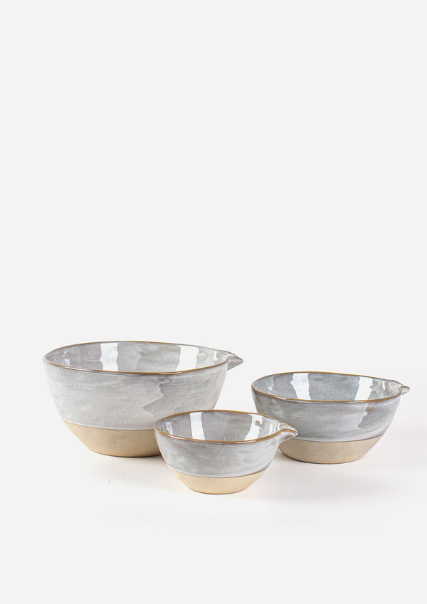 Stoneware Mixing Bowls Set