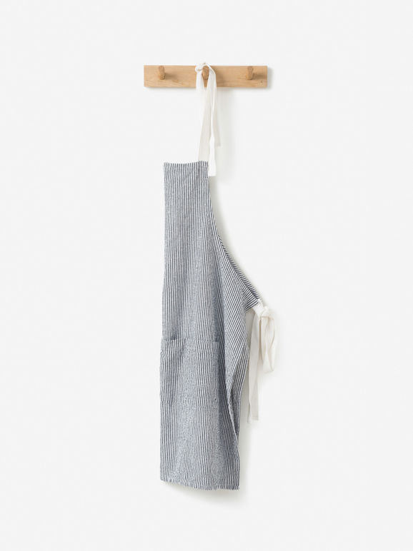 Stripe Washed Cotton Apron