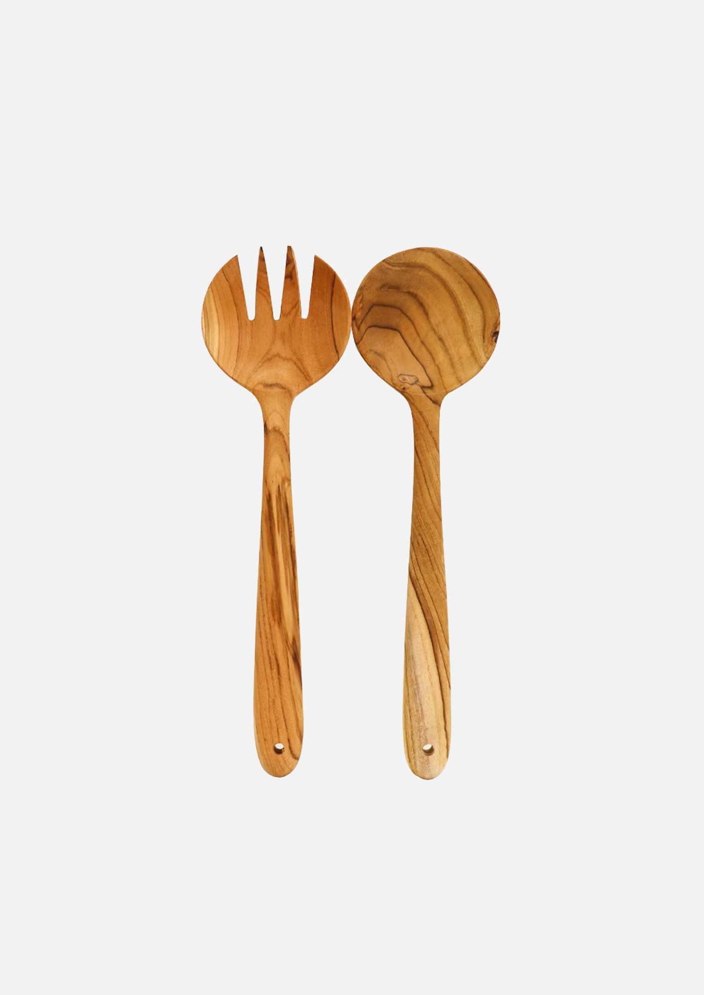 Teak Serving Spoons - Set 2