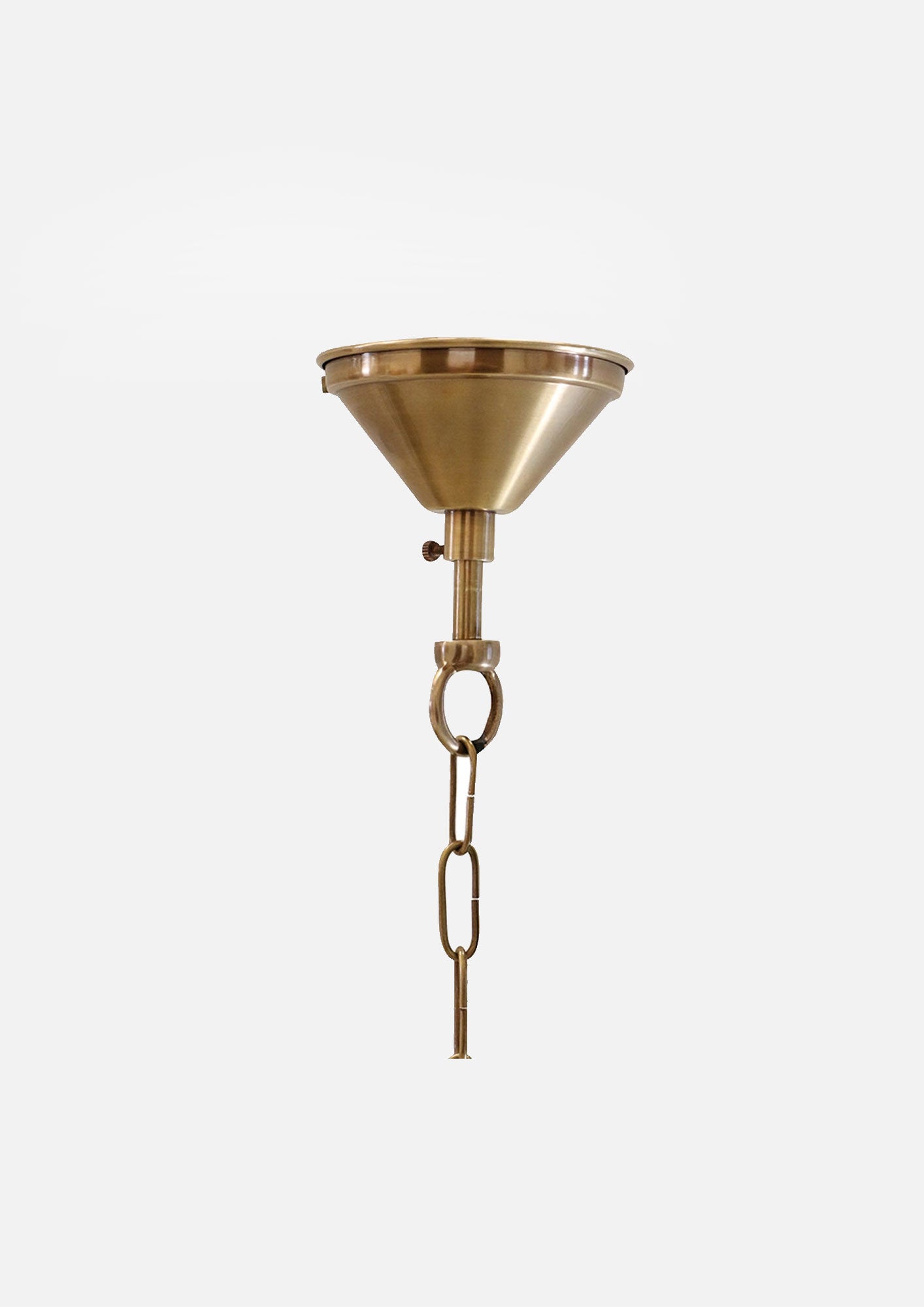 Vitrene Medium Brass Glass Light