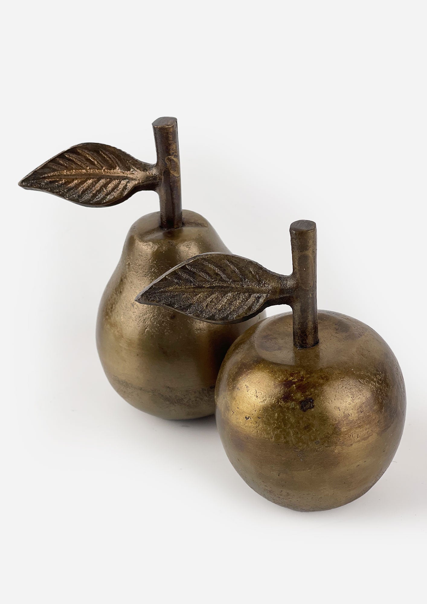 Vintage Brass Apple
