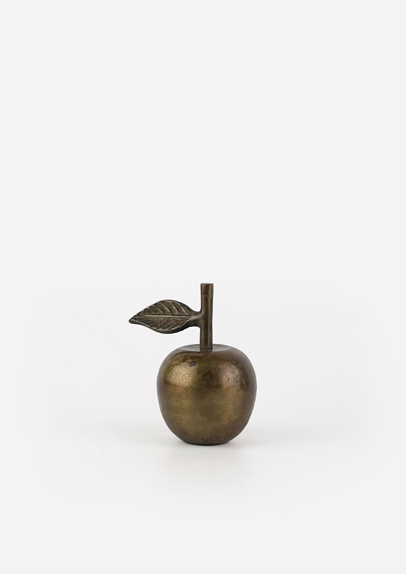 Vintage Brass Apple