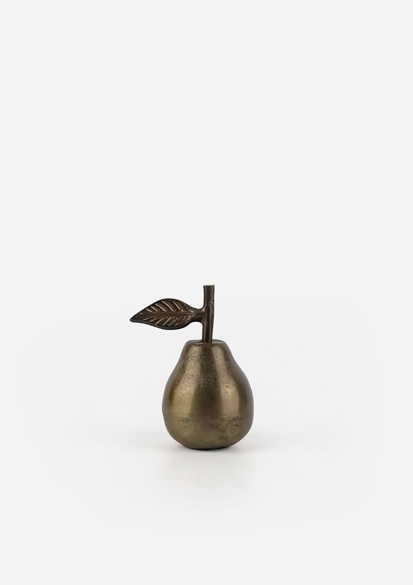 Vintage Brass Pear