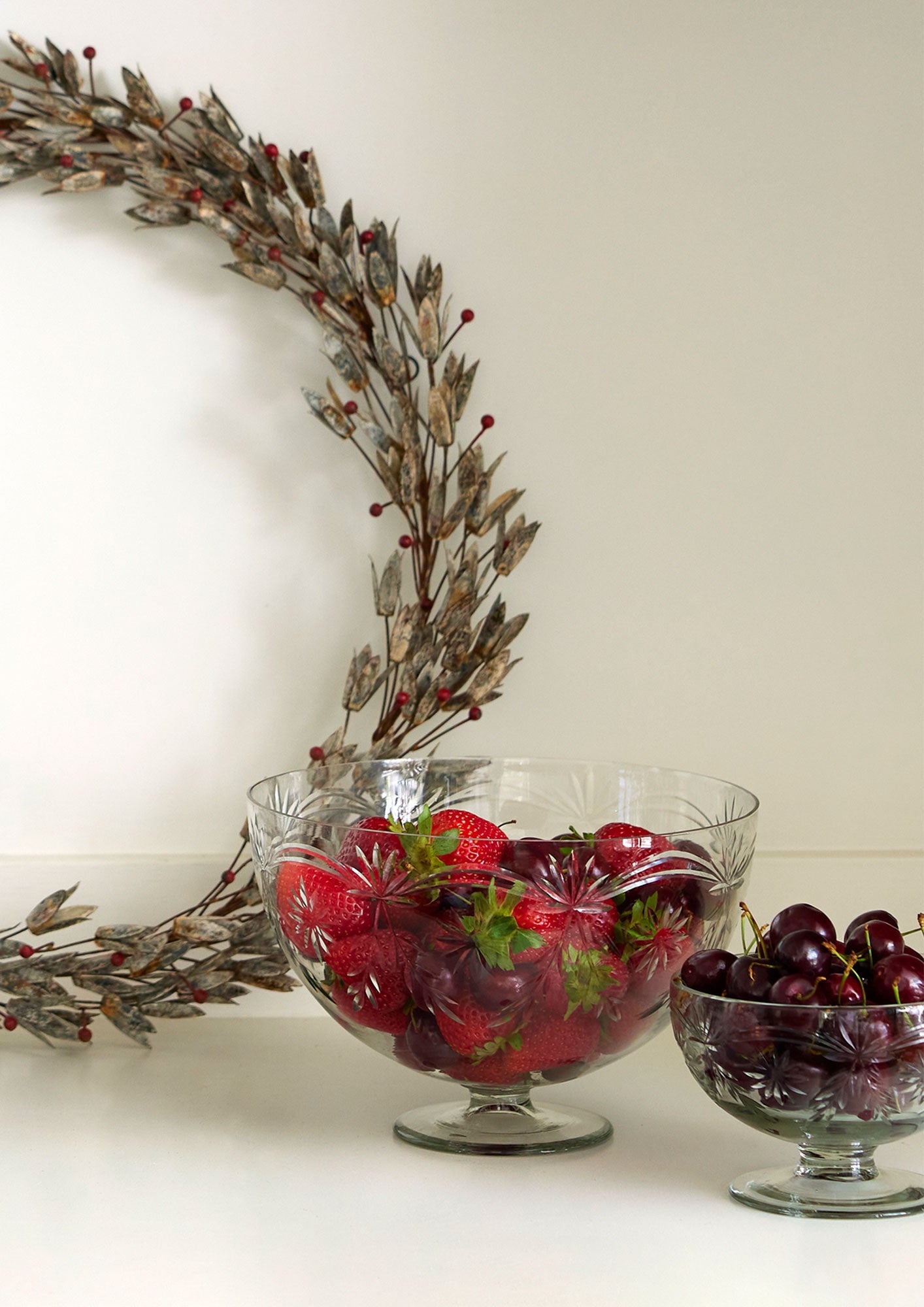 Vintage Cut Glass Bowl