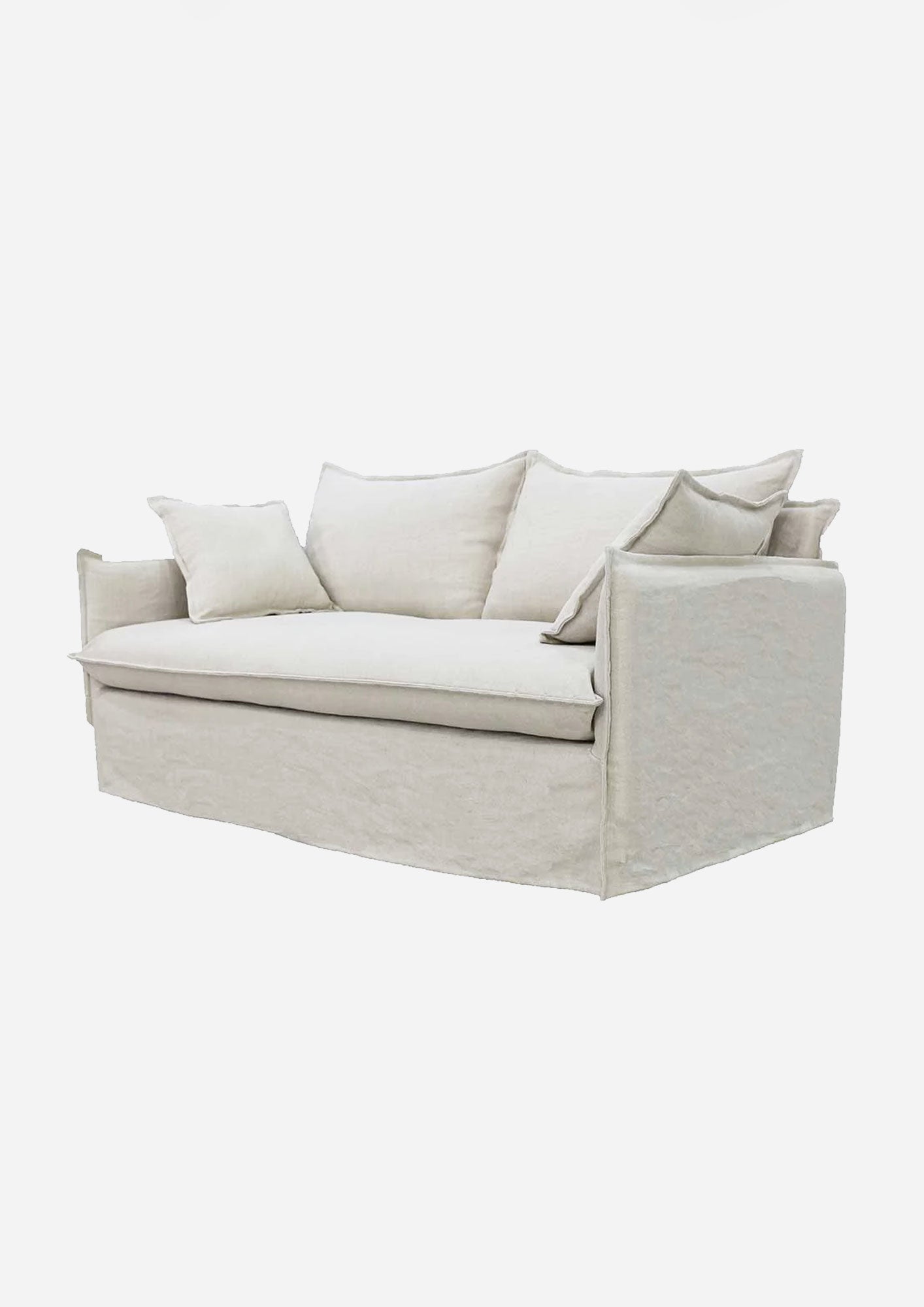Wallace Slip Cover Sofa | Salt & Pepper