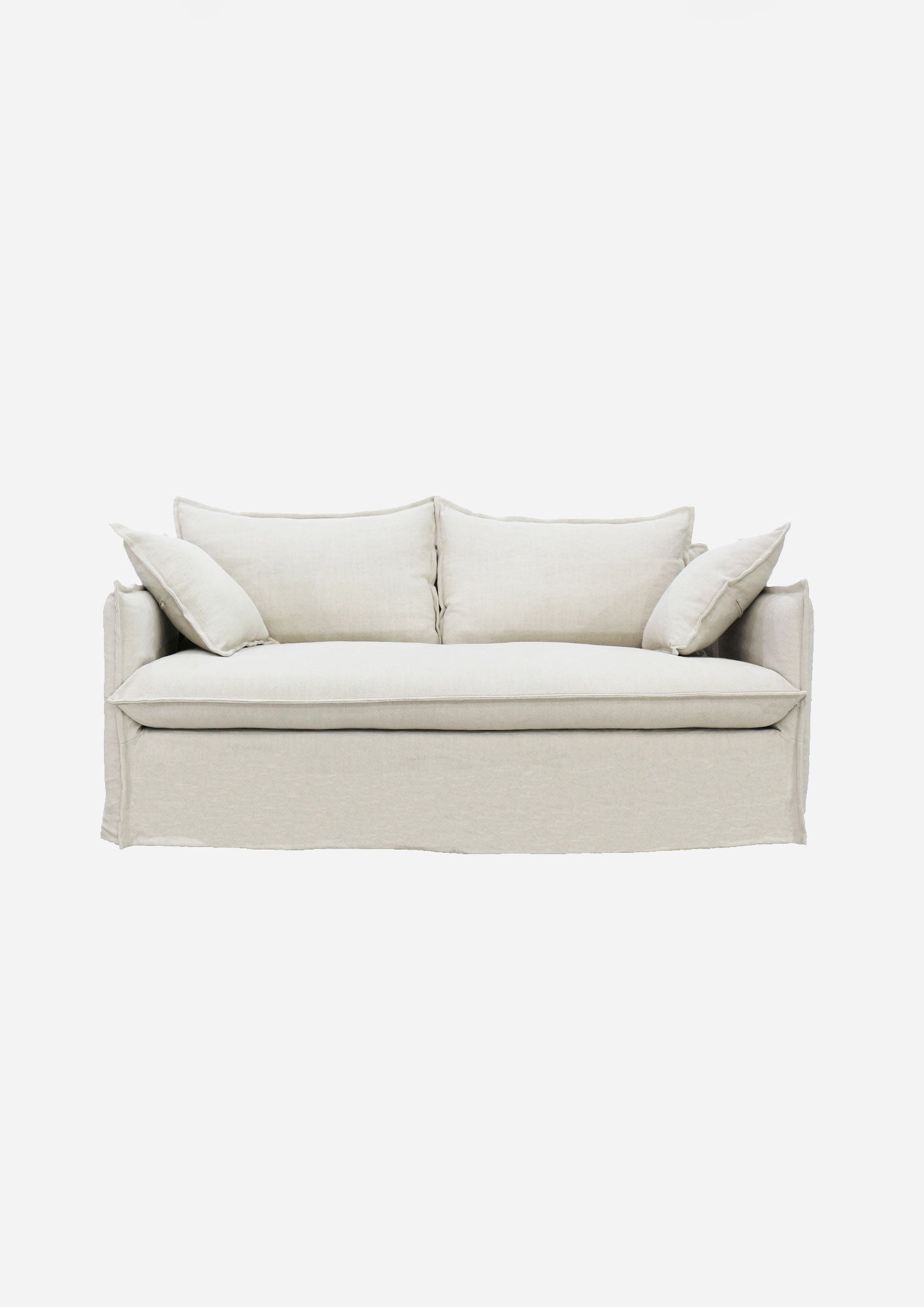 Wallace Slip Cover Sofa | Salt & Pepper