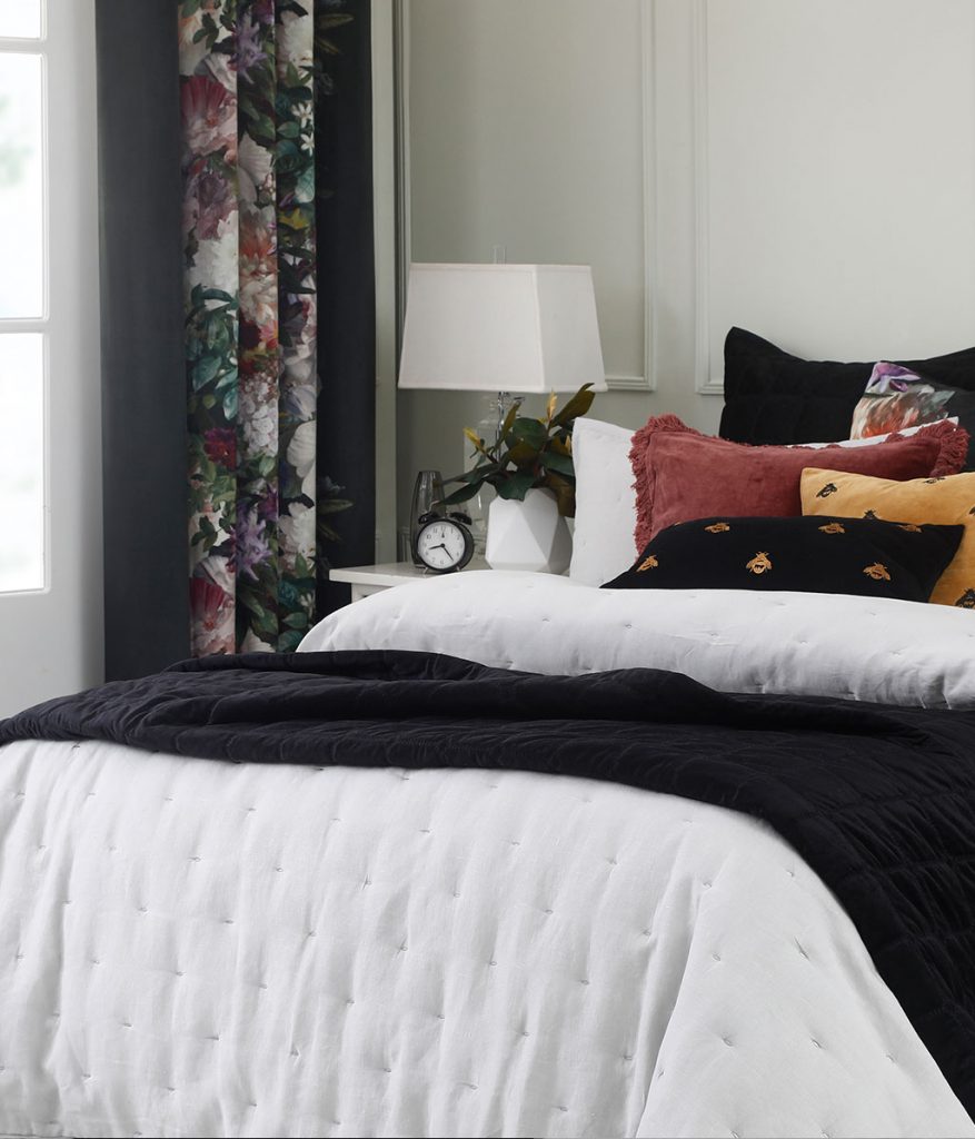 Laundered Linen Bedspread Set