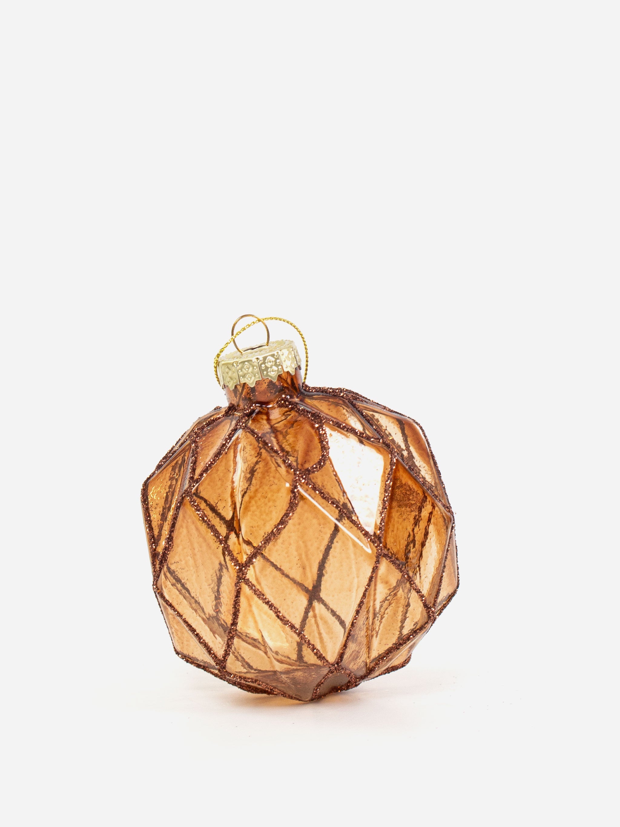 Aged Gold Diamond Bauble