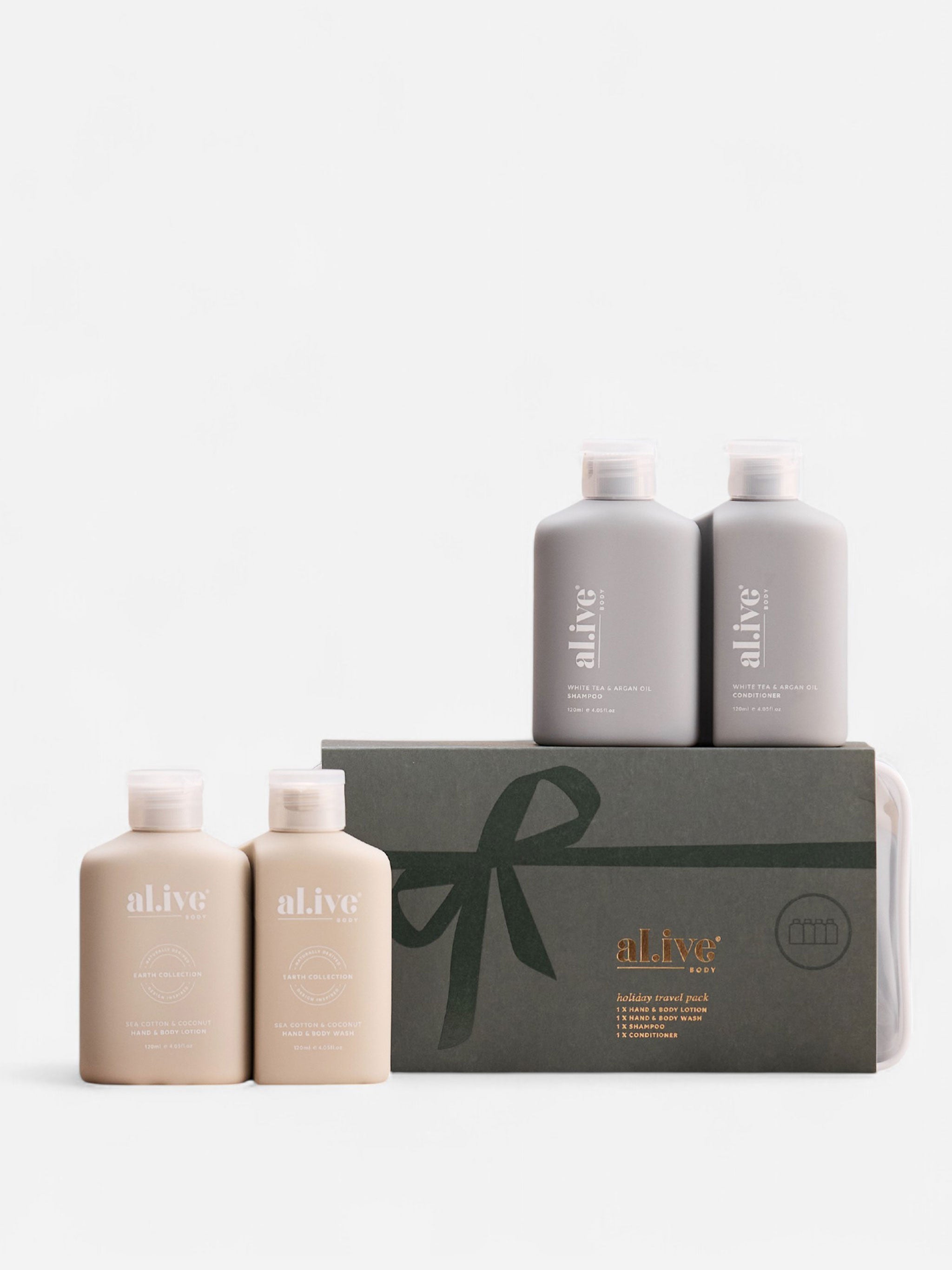 Alive Holiday Hair & Body Travel Pack