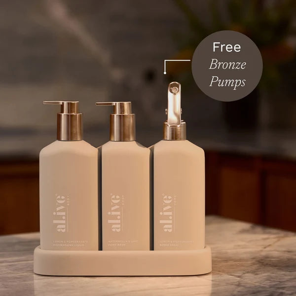 Alive Stone Kitchen Trio | Bronze Edition