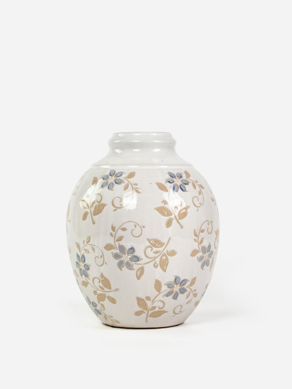 Anais Ceramic Oval Bud Vase