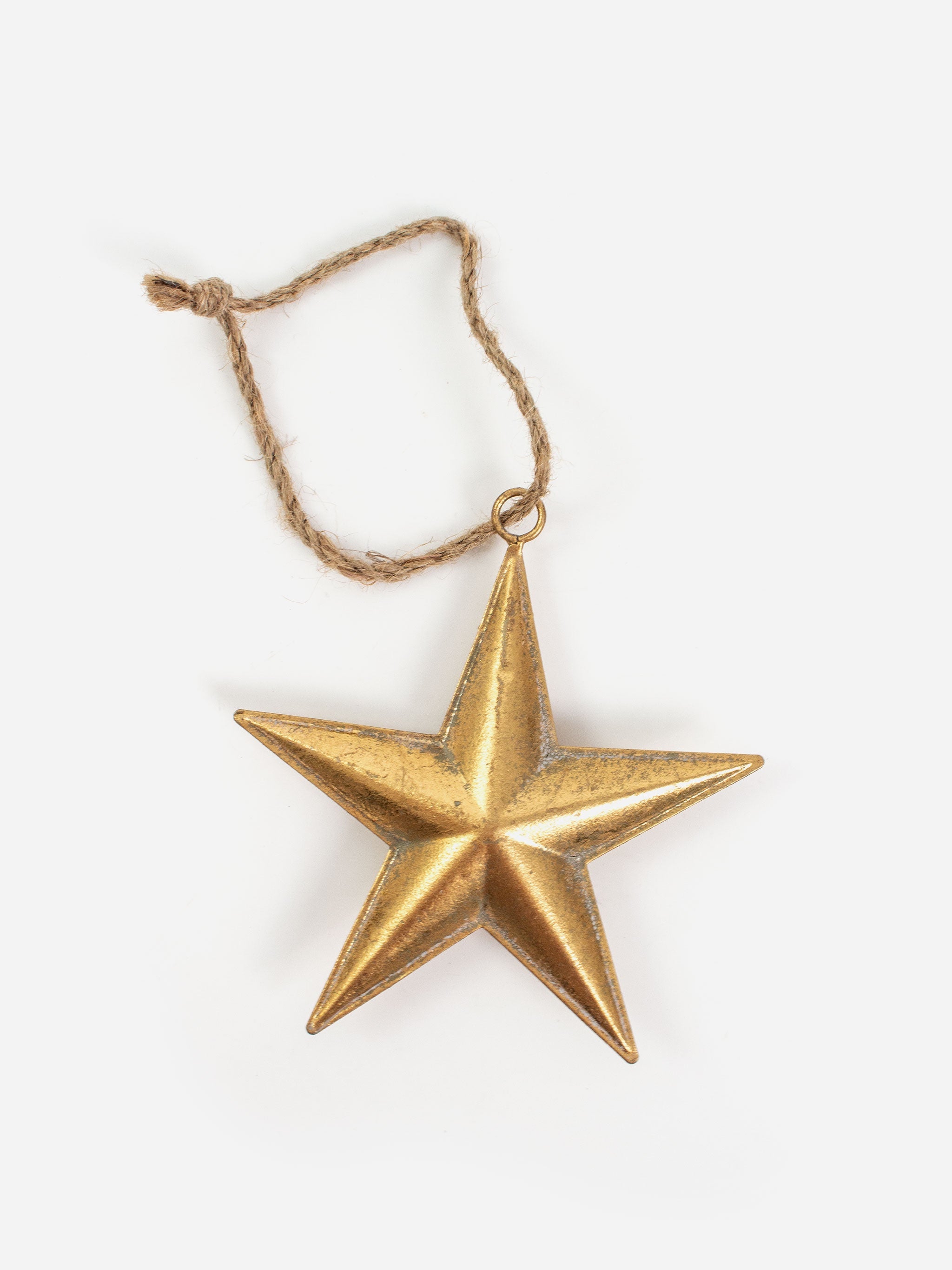 Antique Gold Hanging Star
