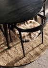Astrid Black Round Dining Table