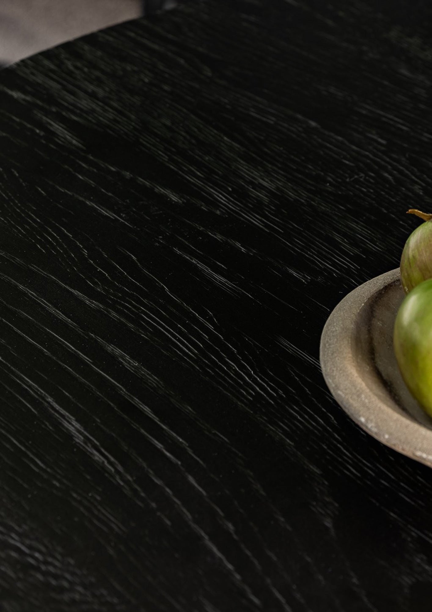 Astrid Black Round Dining Table