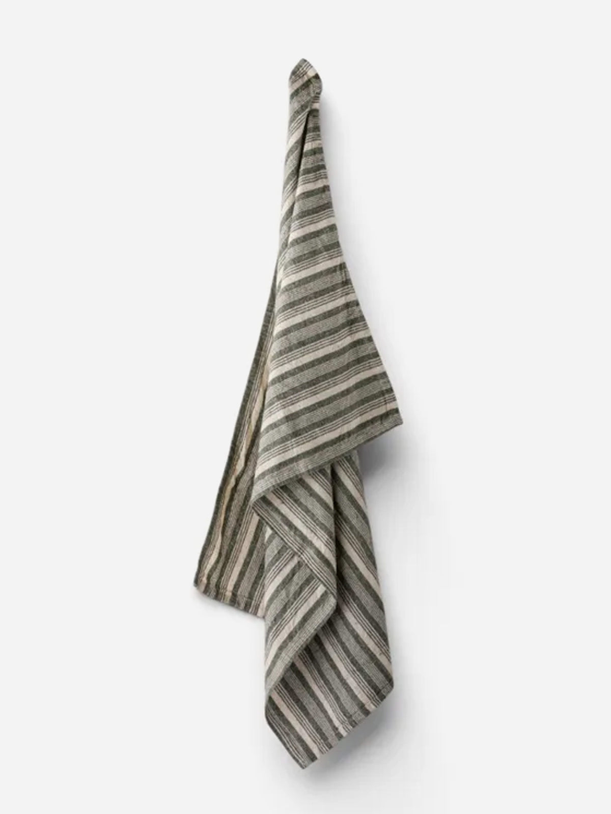 Atelier Green Stripe Tea Towel
