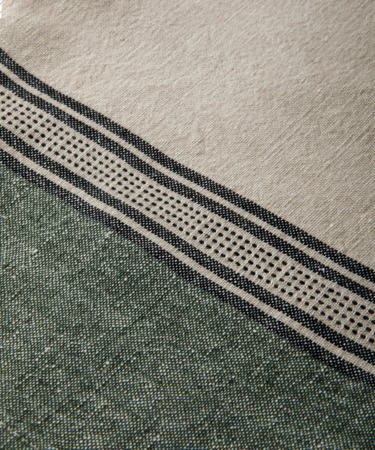 Atelier Green Ribbon Tea Towel