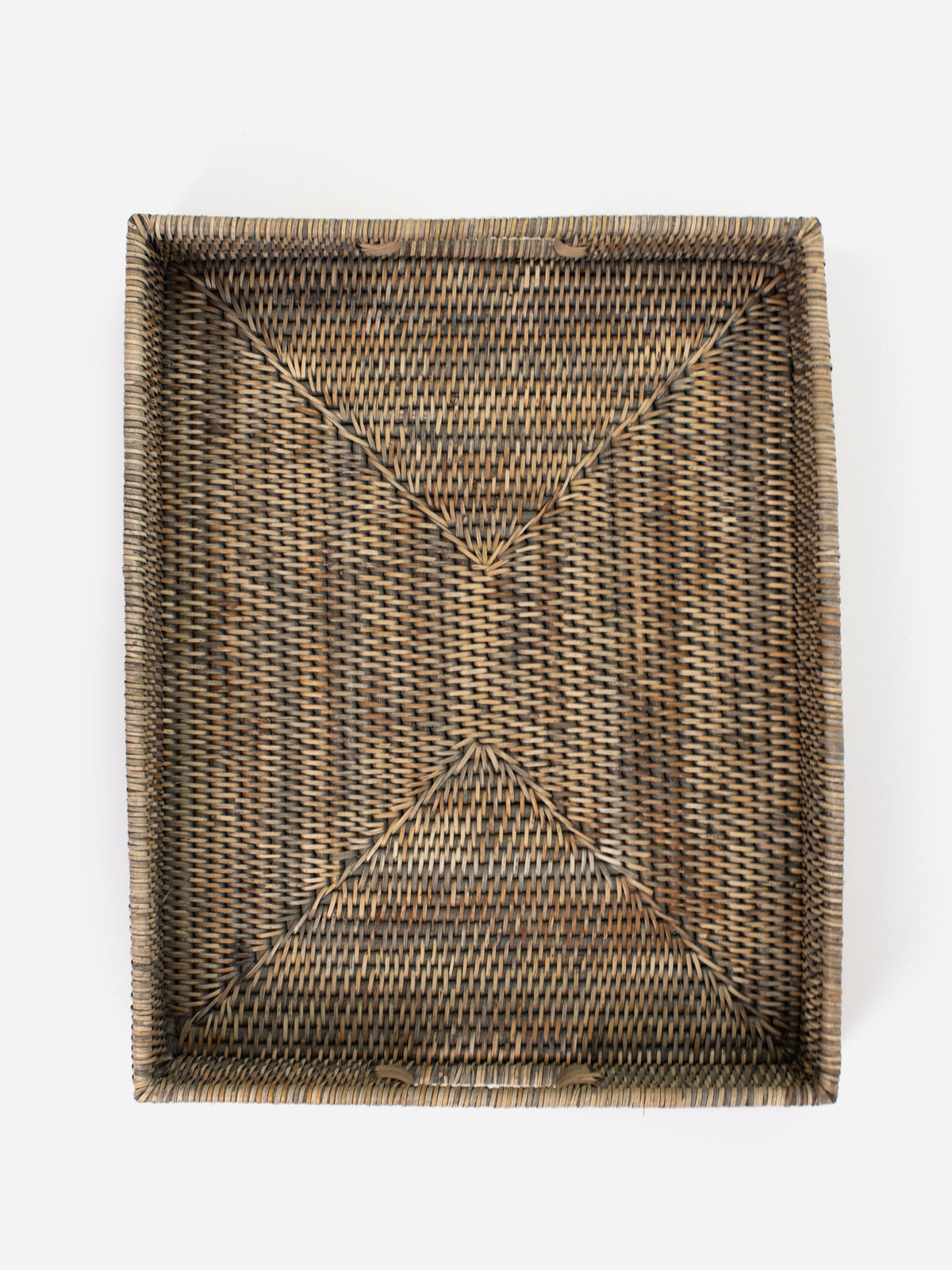 Autumn Rattan Rectangle Tray