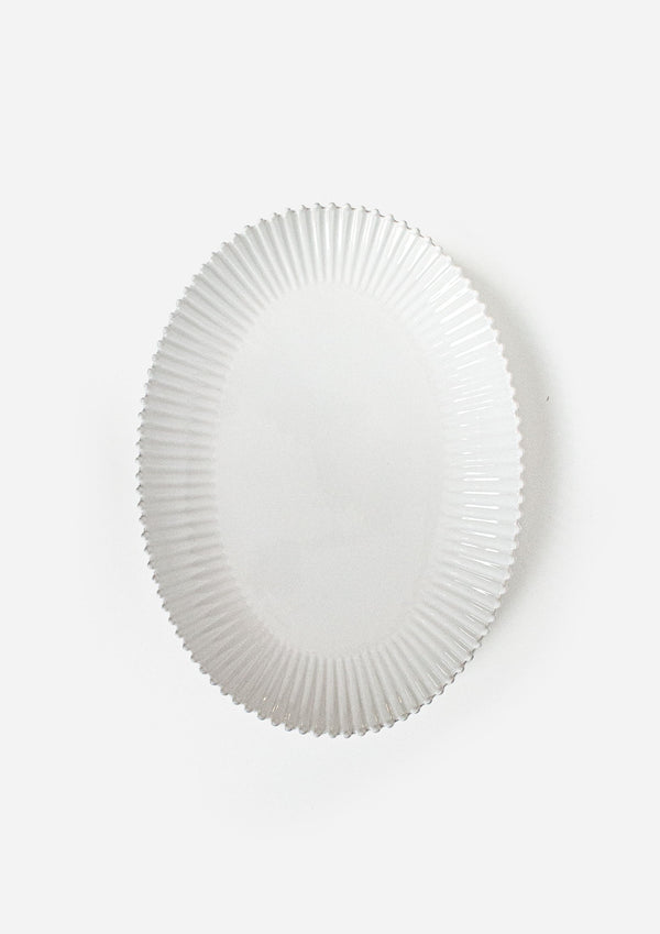 Beaded Oval Platter