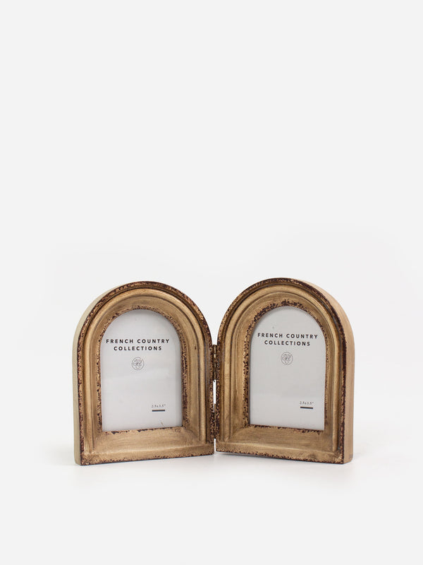 Beech Double Arch Photo Frame