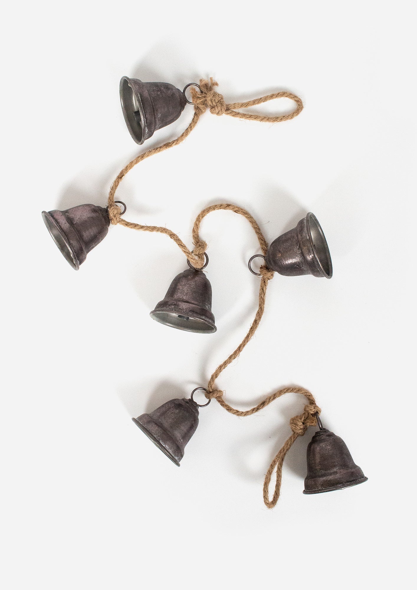 Pewter Bell Garland