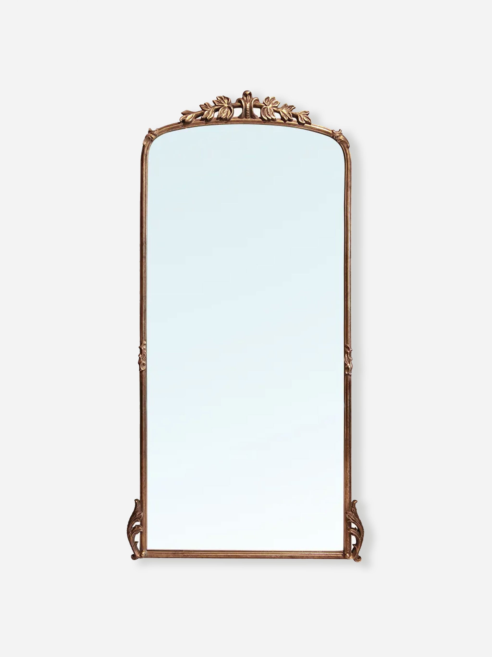 Belle Vie Antique Gold Floor Mirror