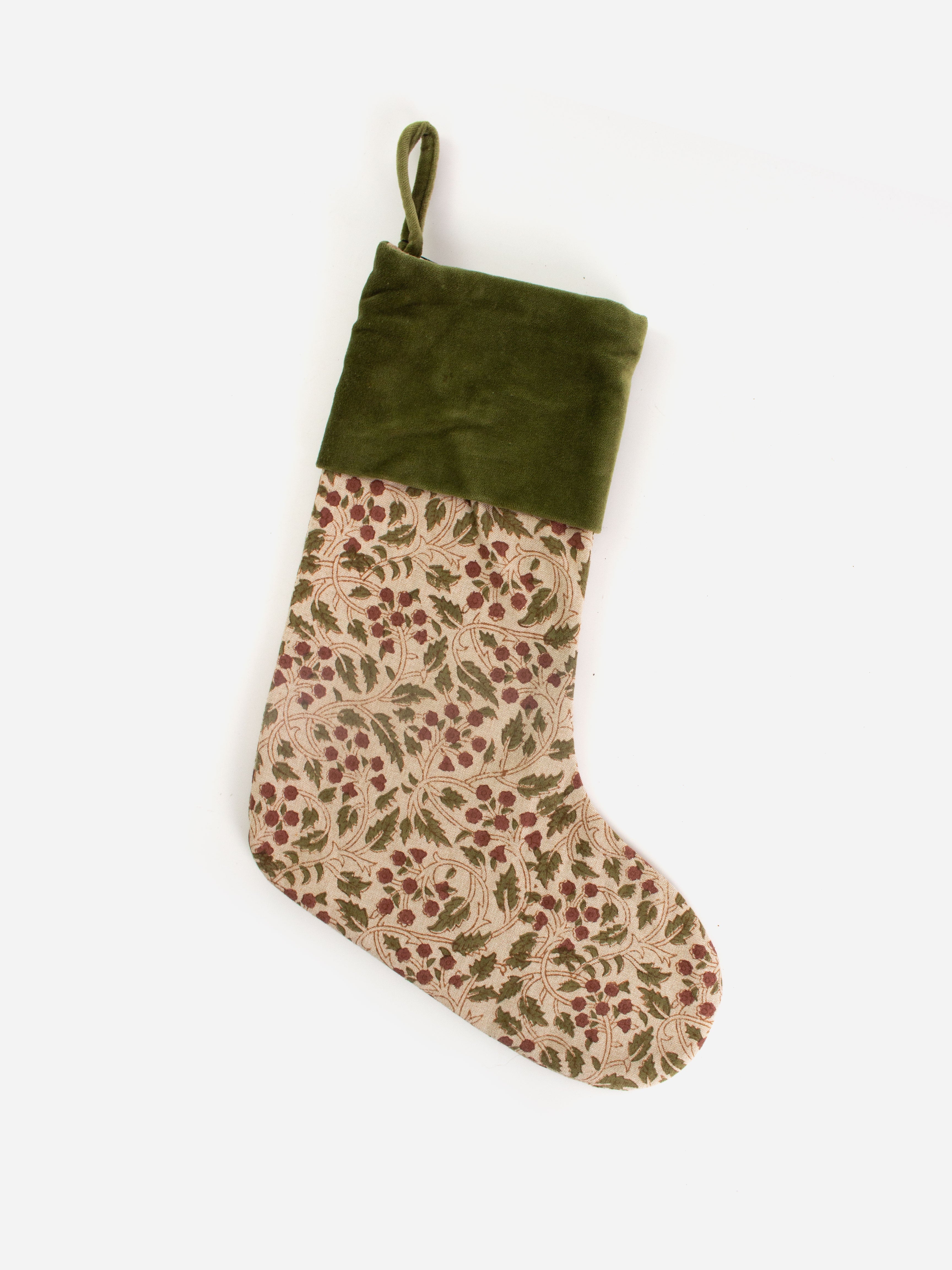 Berry and Vine Stocking