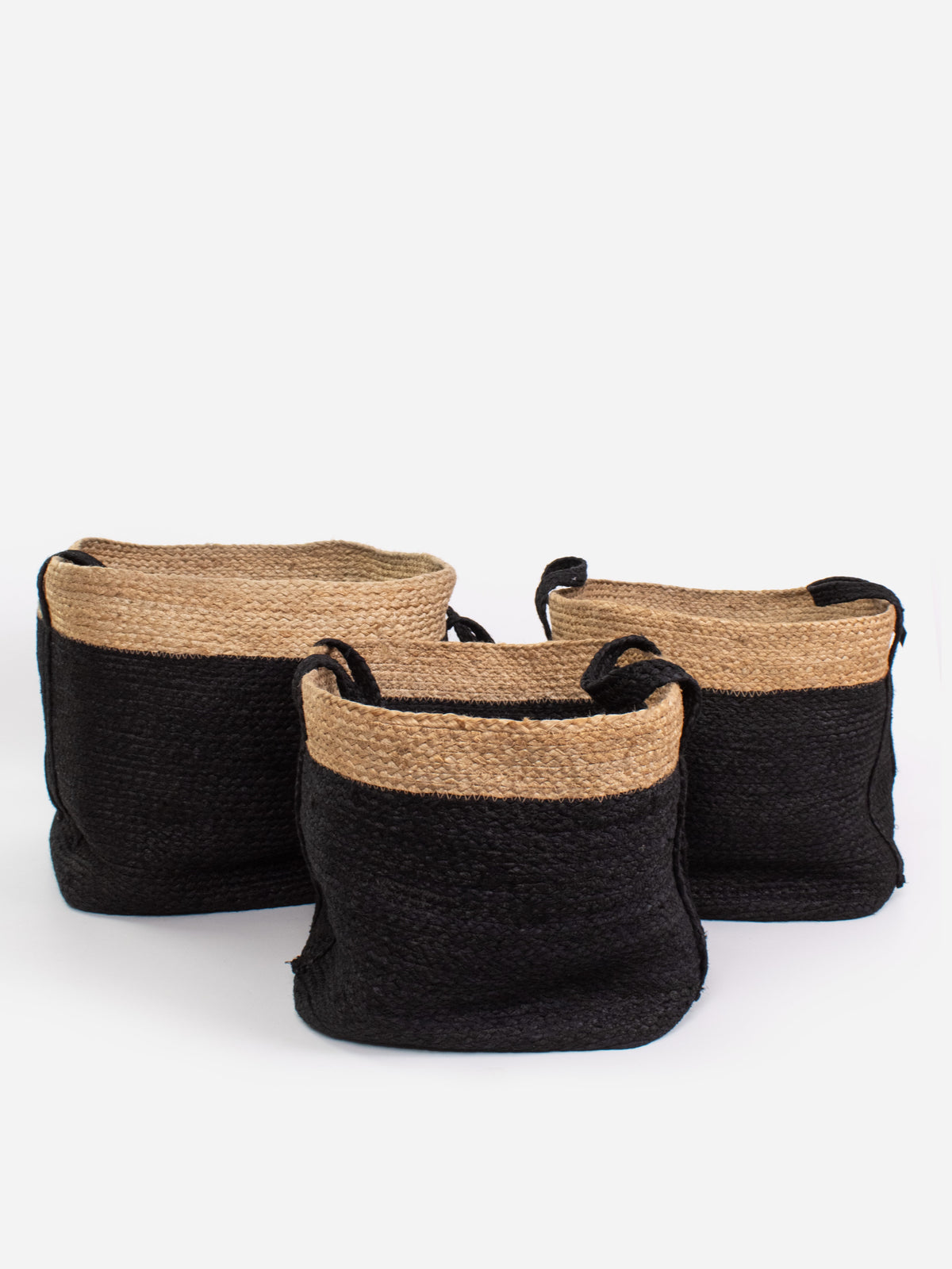 Black Jute Basket
