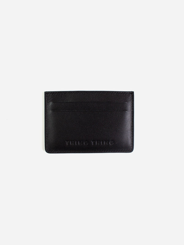 Black Leather Card Holder