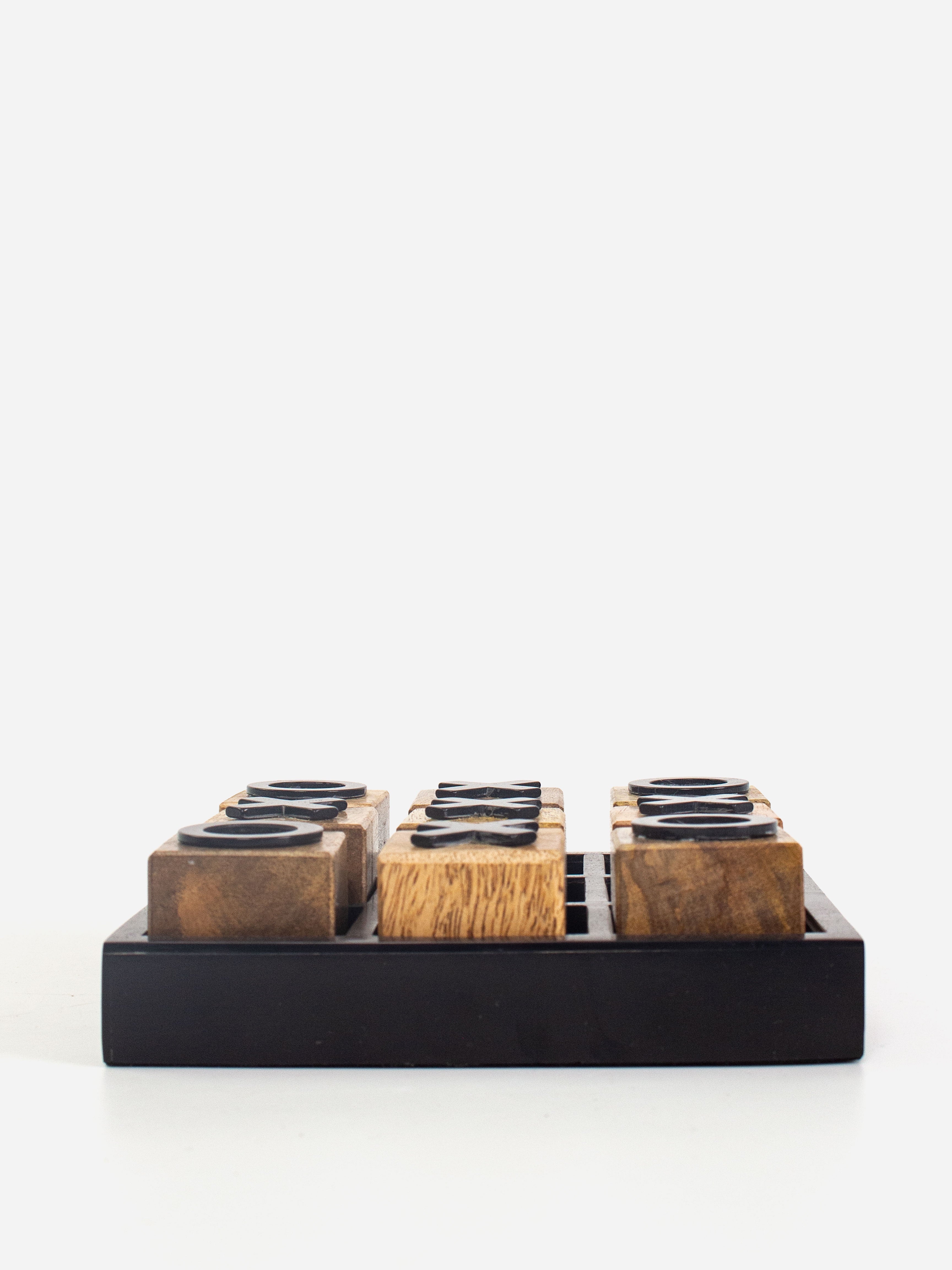 Black Natural Noughts & Crosses