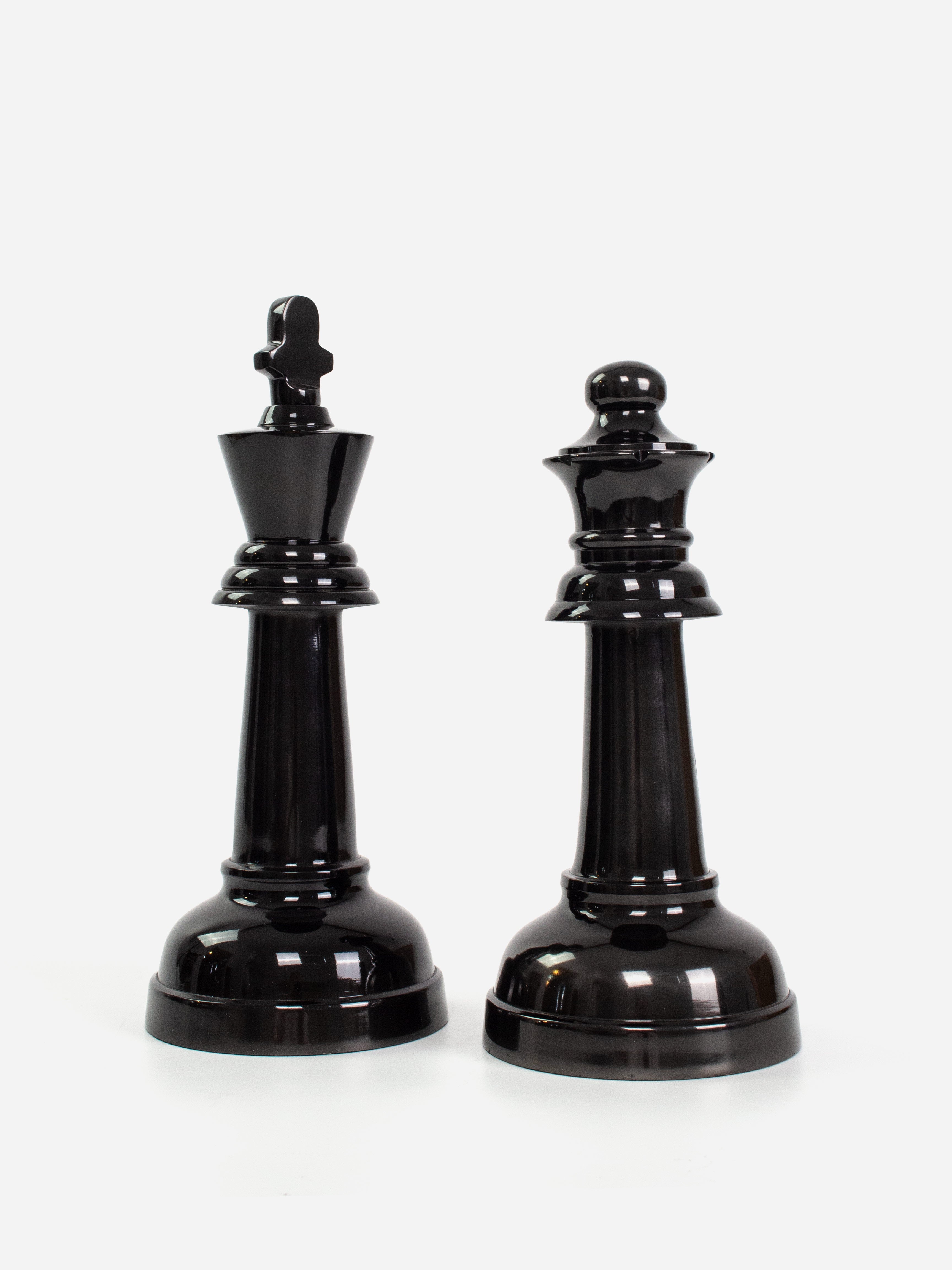 Black Nickel Chess Piece