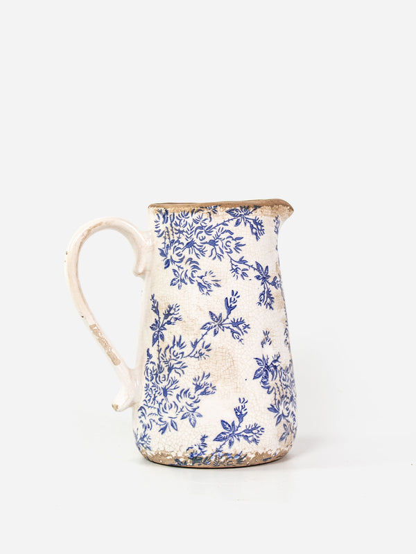 Blue Floral Jug