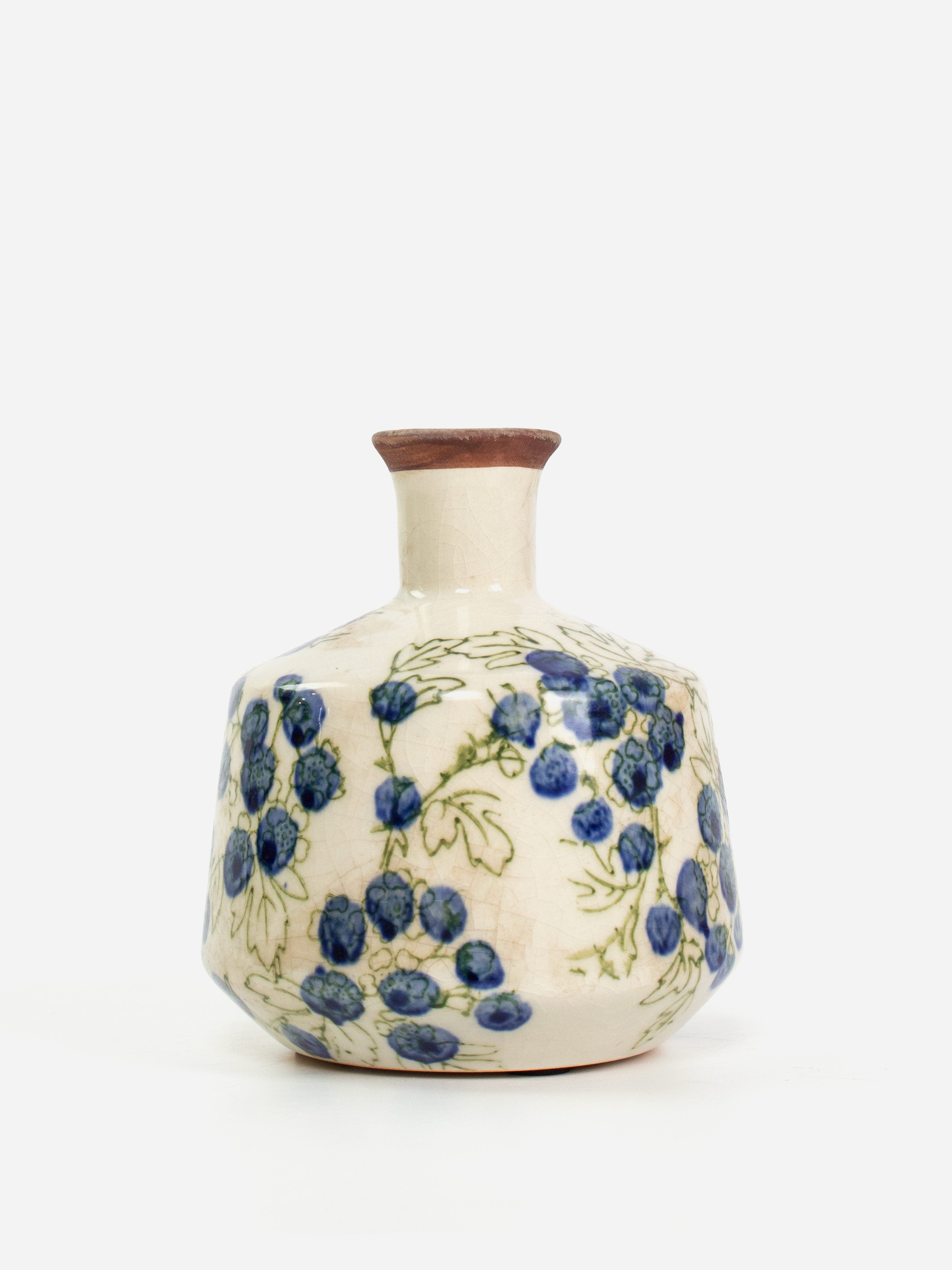 Blueberry Petite Bud Vase