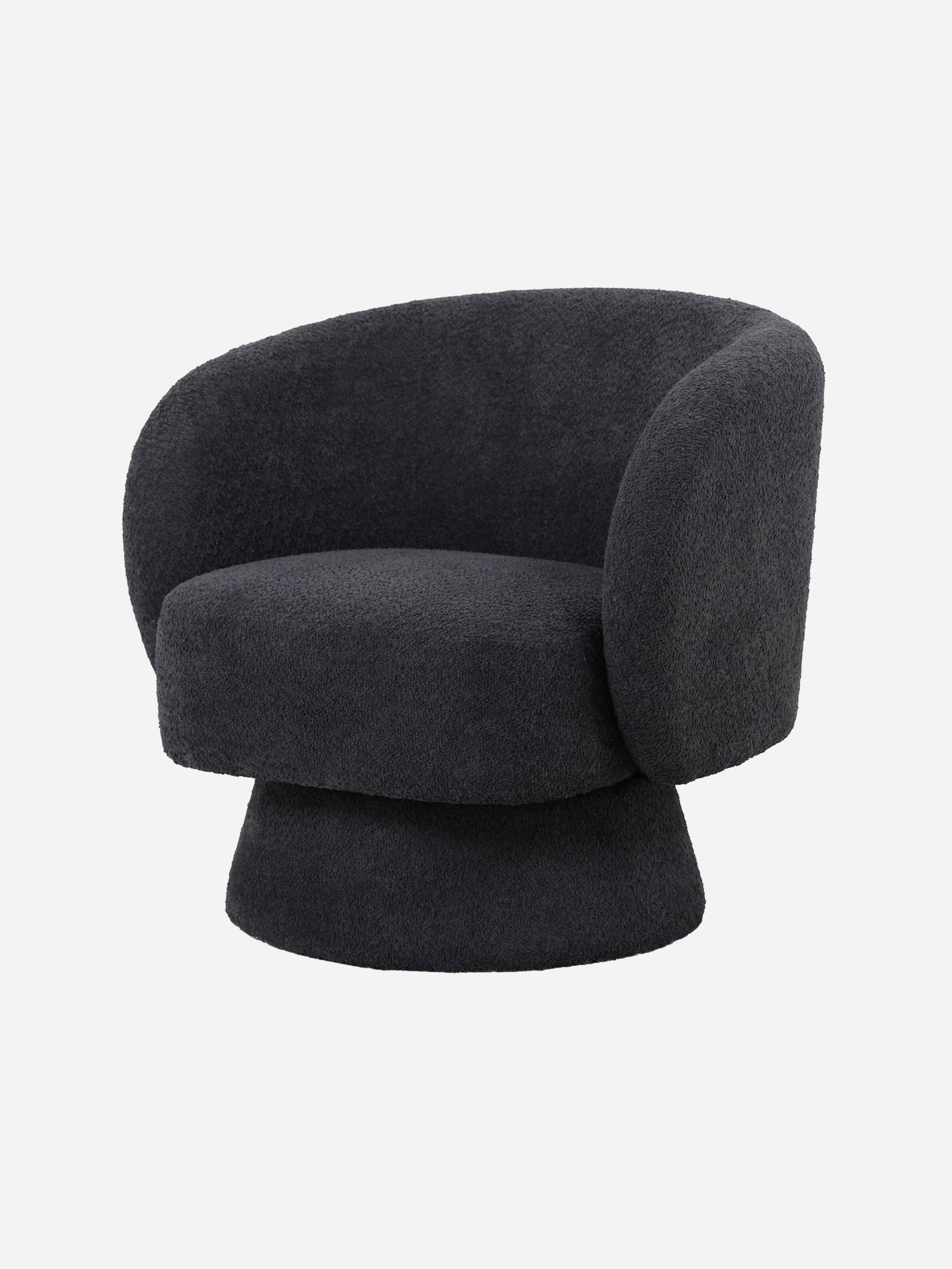 Bonny Charcoal Swivel Chair