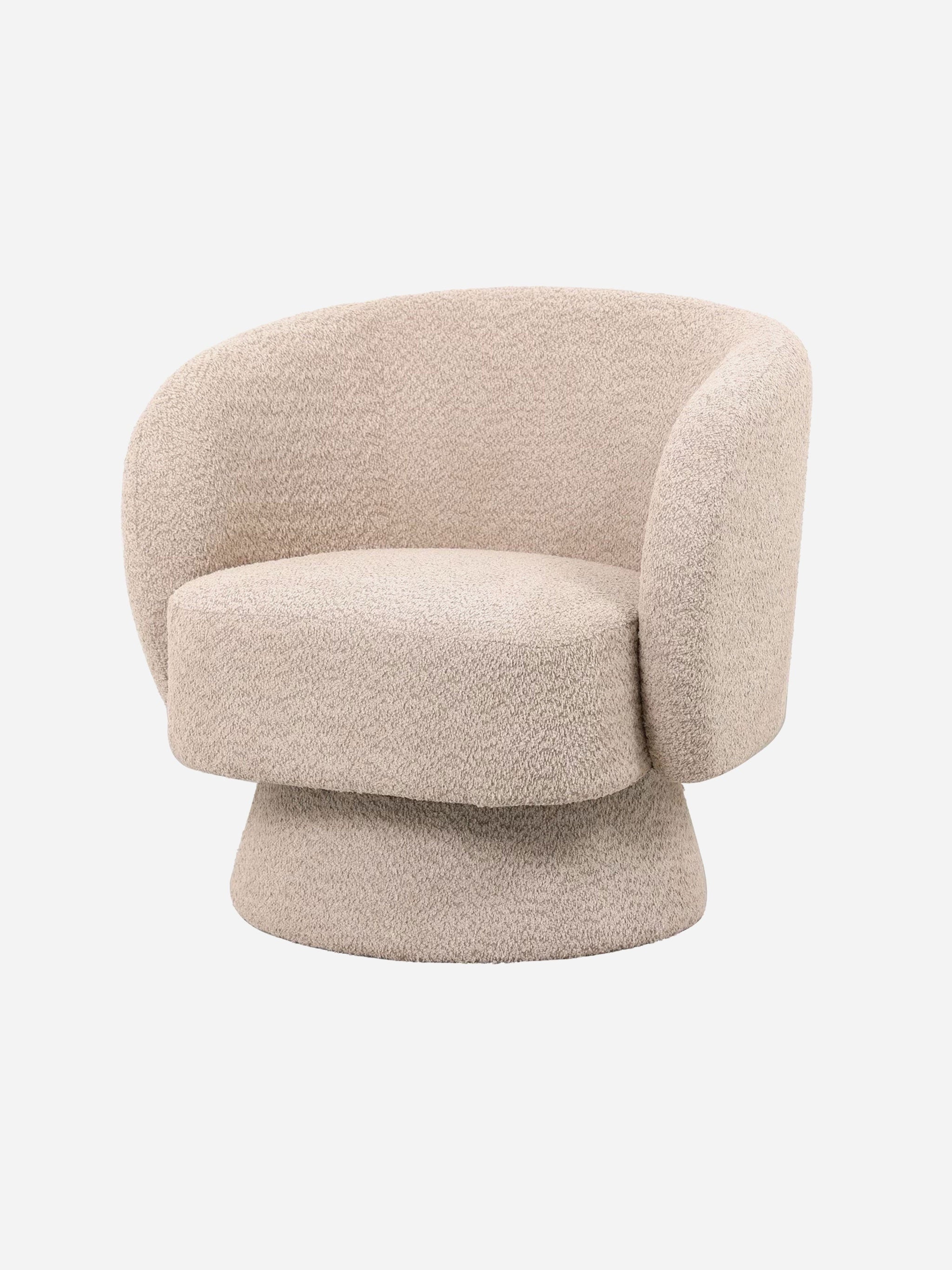 Bonny Taupe Swivel Chair