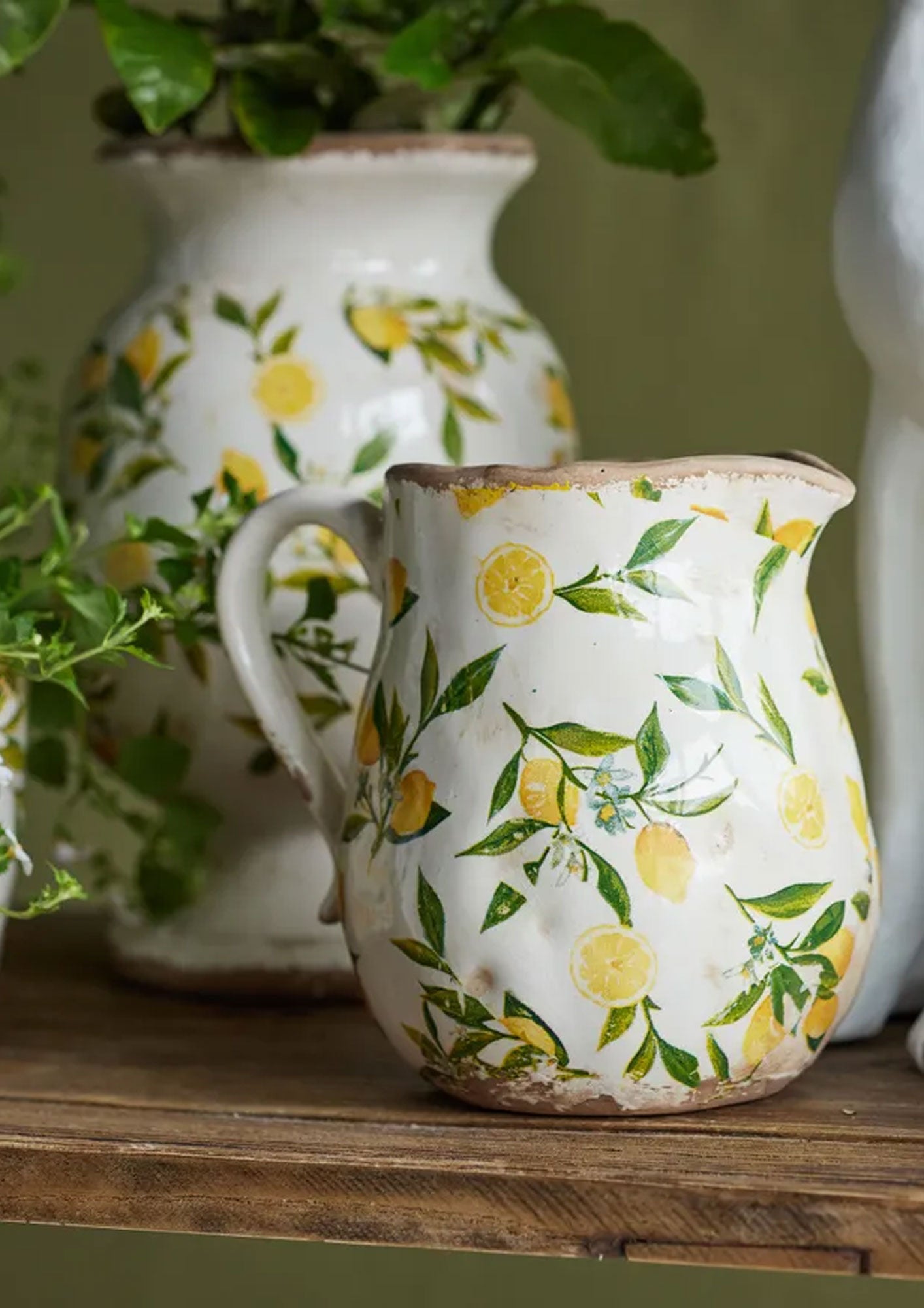 Botanical Lemon Jug