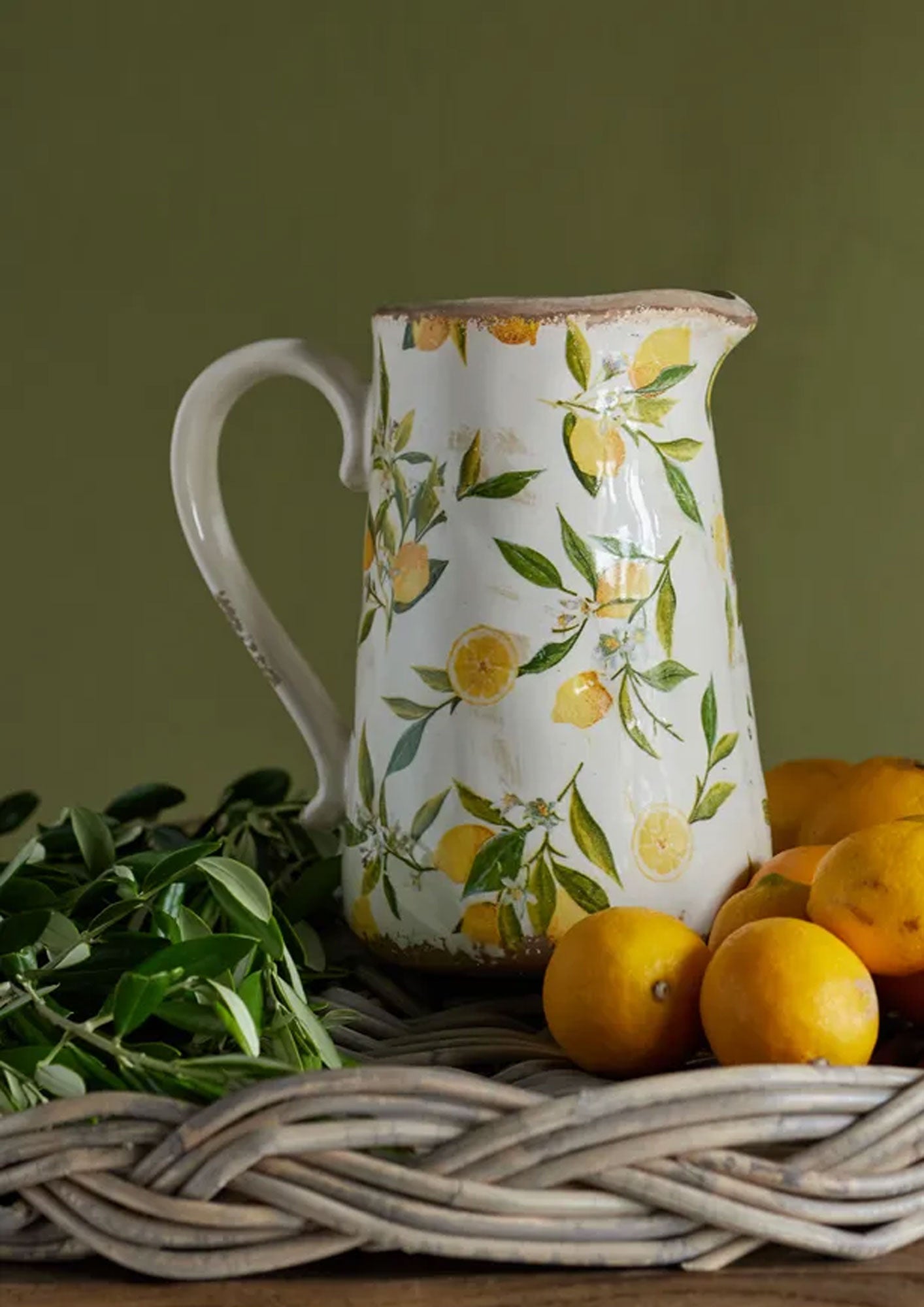 Botanical Lemon Jug