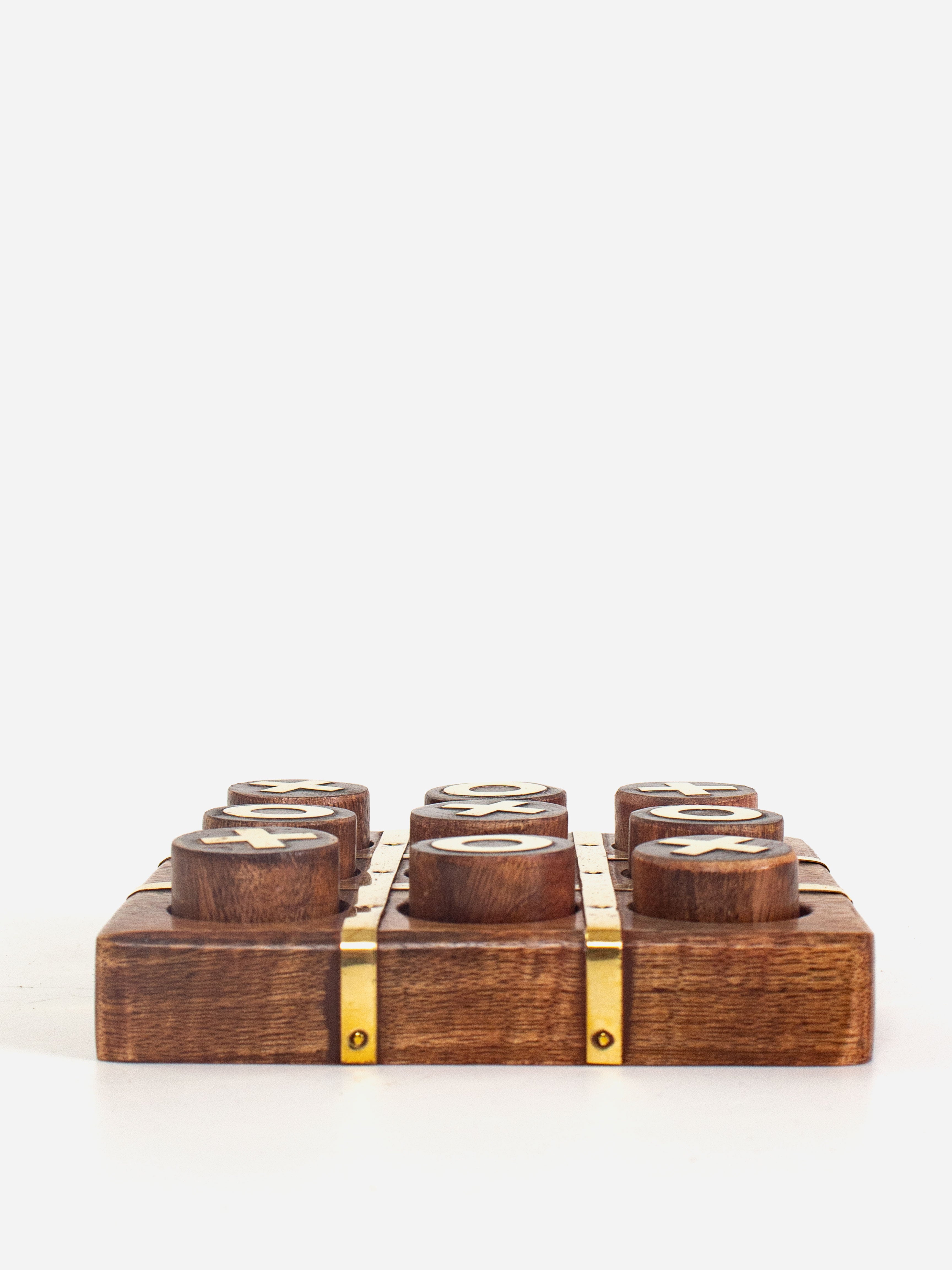 Brass Inlay Noughts & Crosses