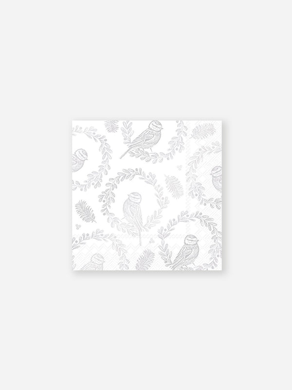 Bright Bird  Wreath Napkins