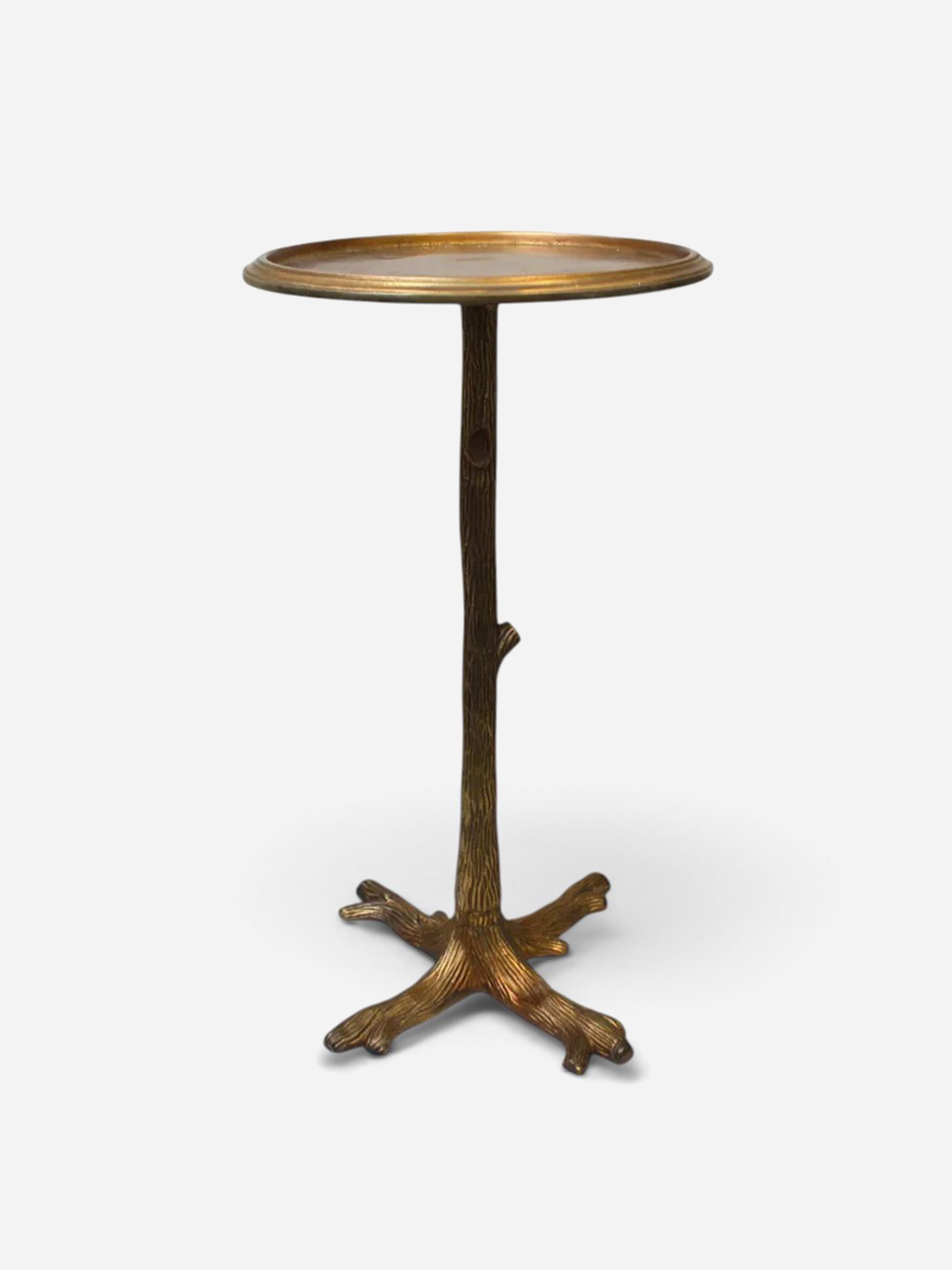 Bronze Tree Side Table