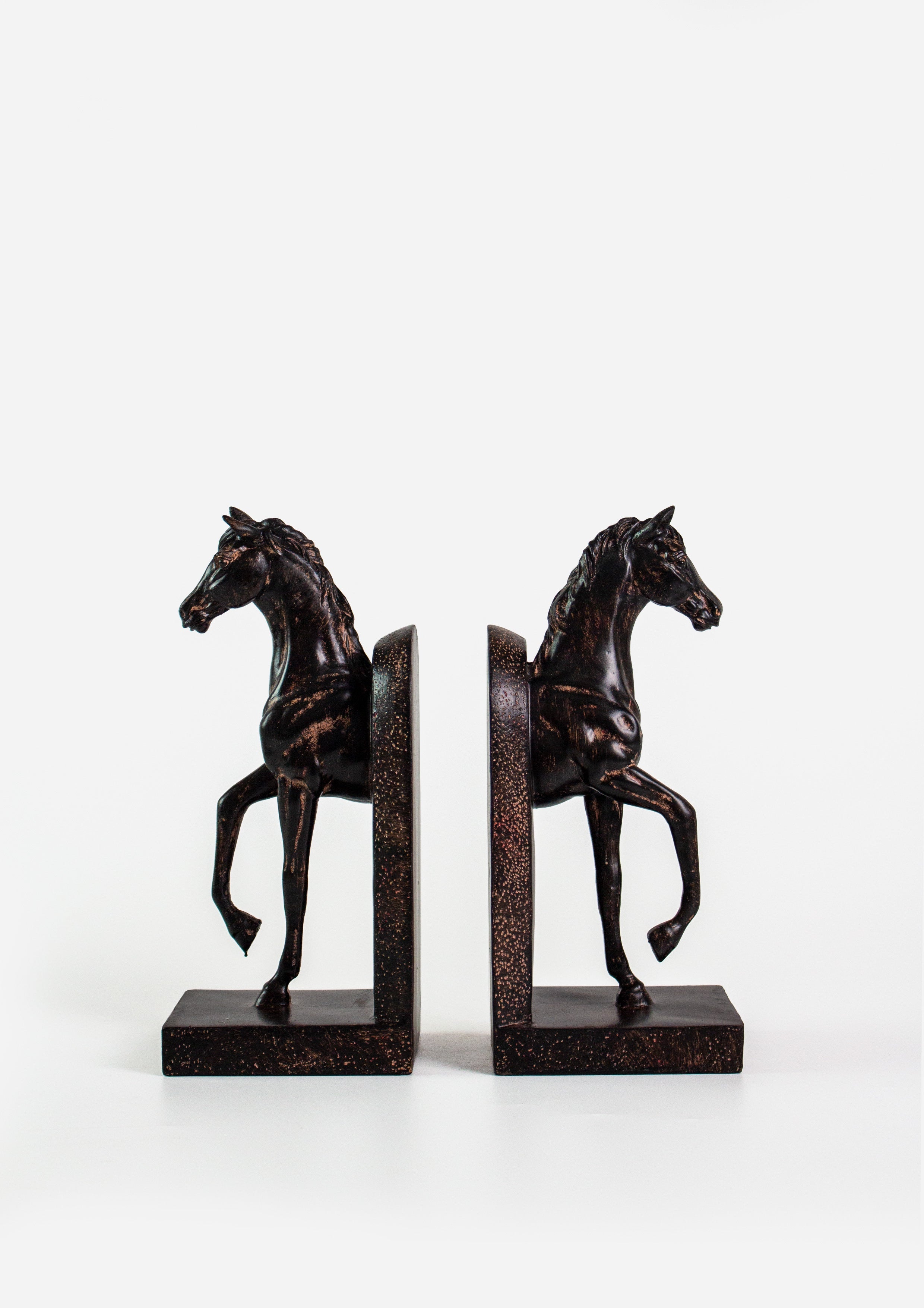 Brown Horse Bookends