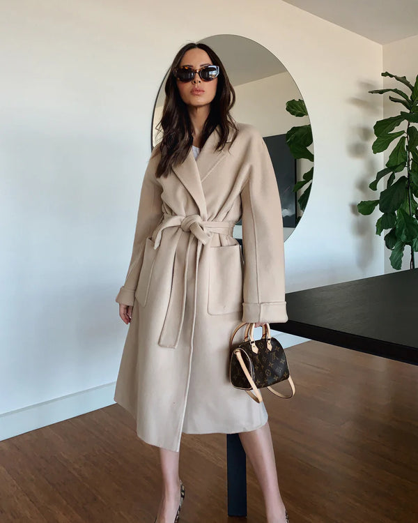 Celine Beige Wool Coat
