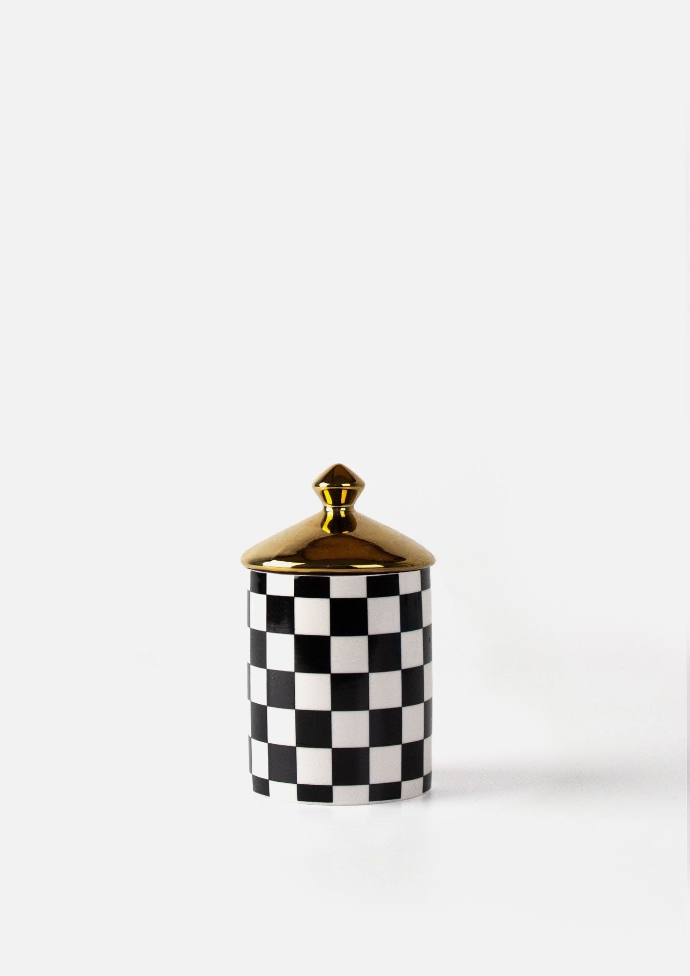 Checker Jar Candle