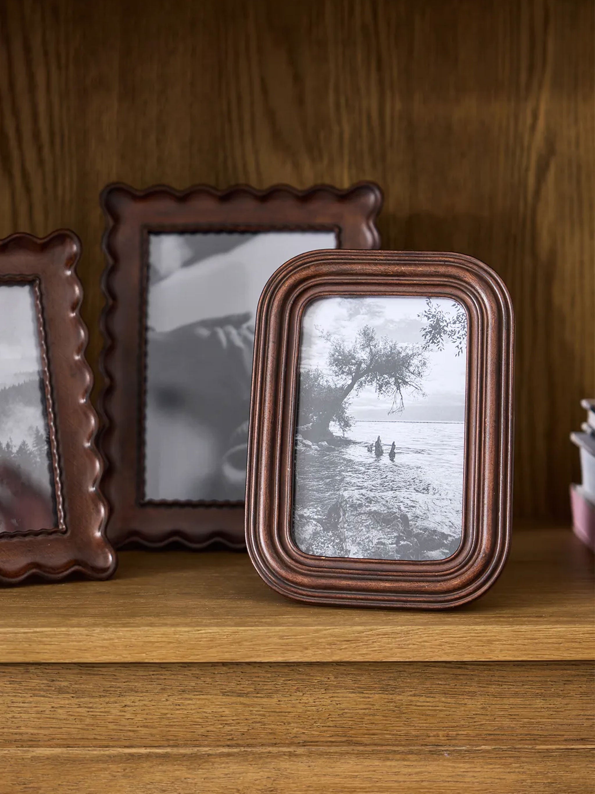 Chestnut Ribbed Photo Frame