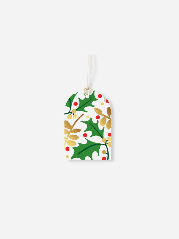 Christmas Holly Gift Tag